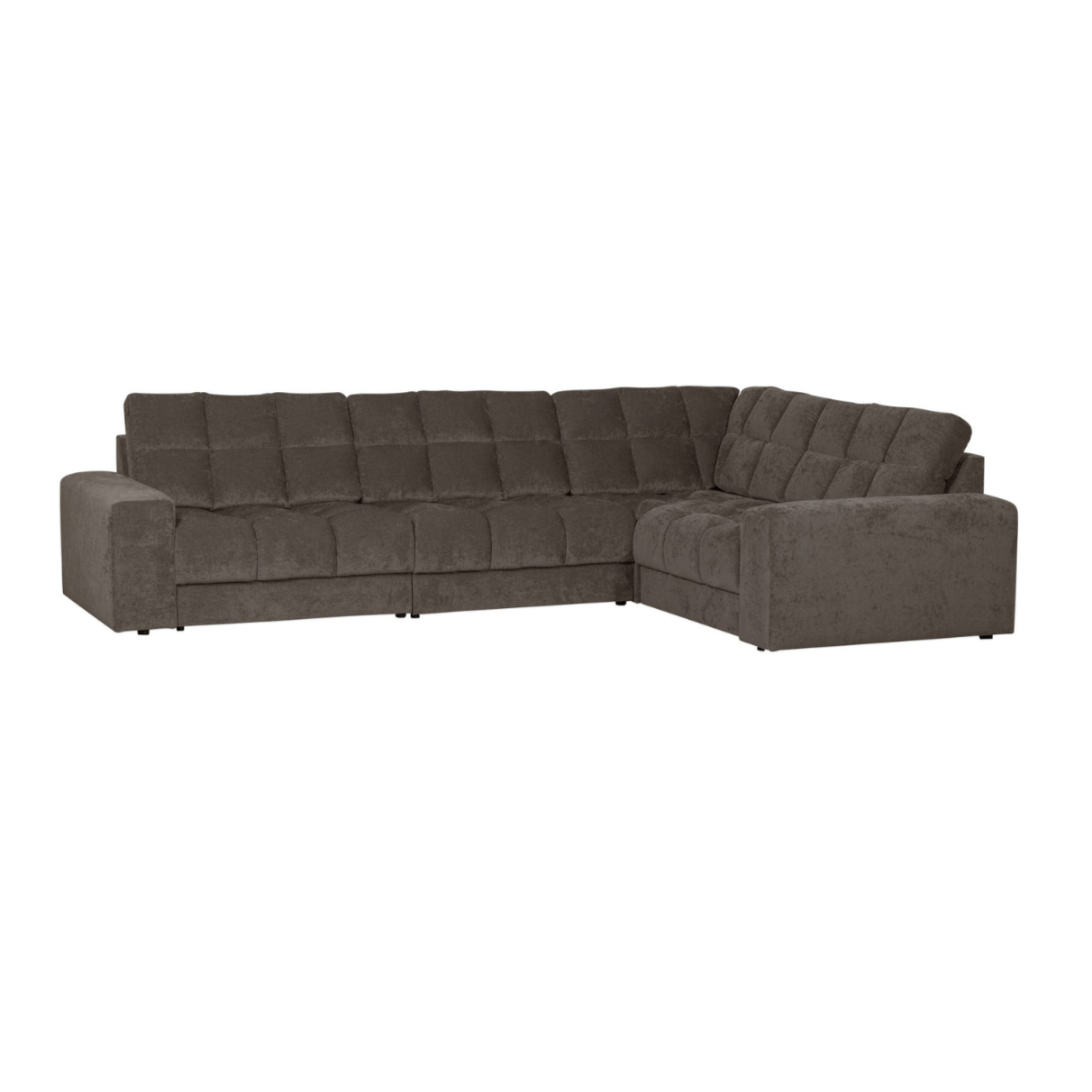 Sofa rechtsseitig SECOND DATE warmes Grau