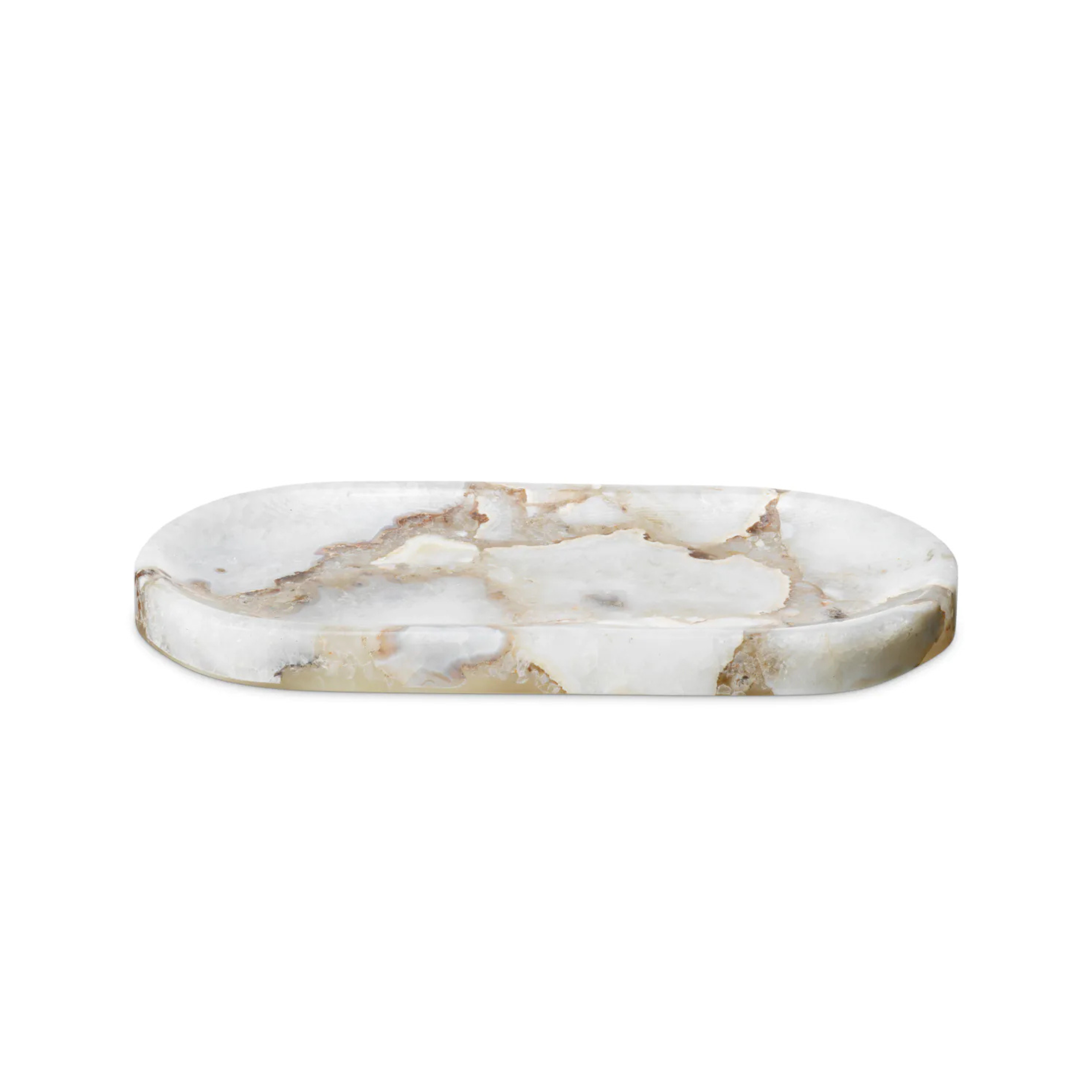 SONORA oval tray agate