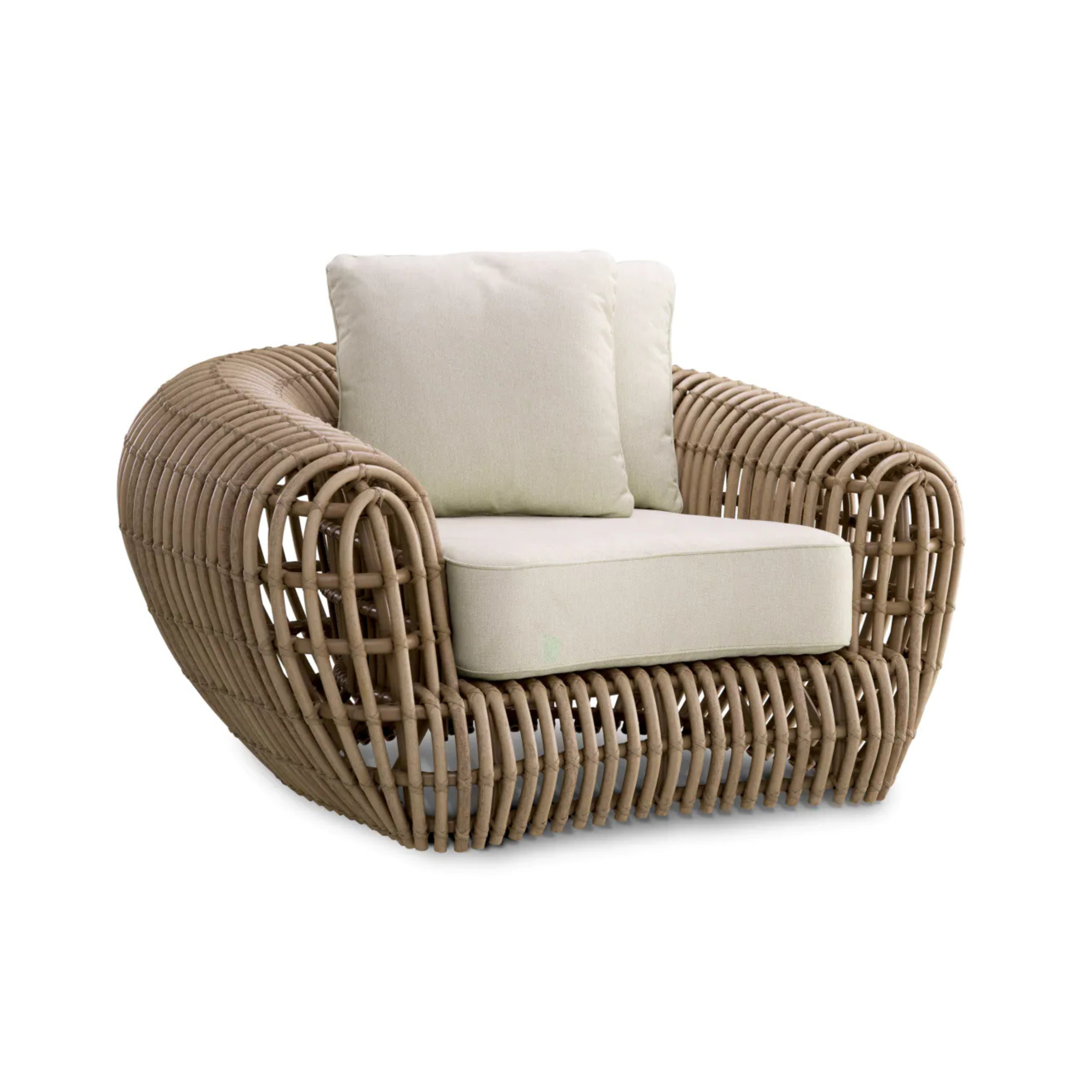 SIDERNO synthetic rattan outdoor armchair