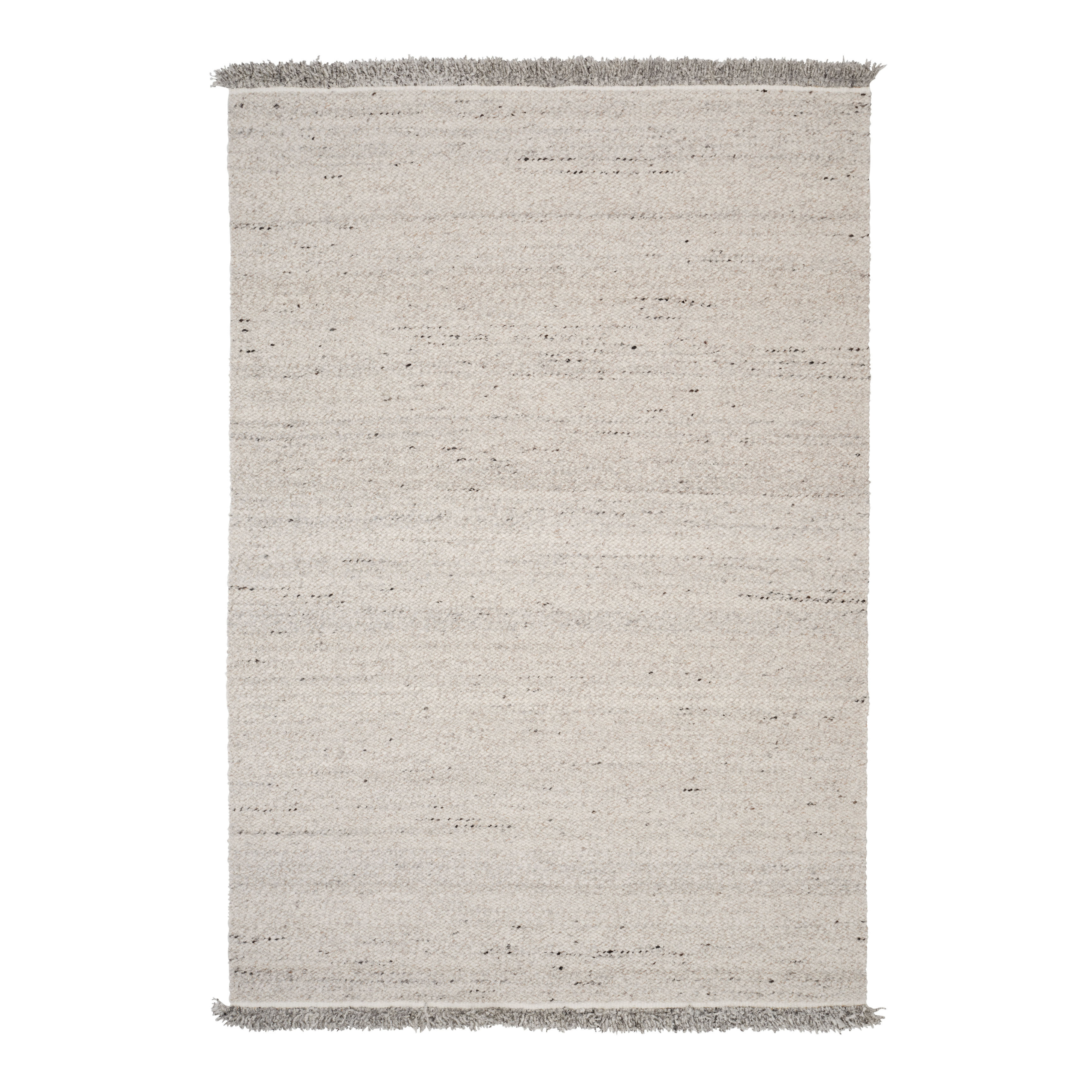 Teppich FRIEDLICHE GLEICHGEWICHT - MARMOR grau-beige