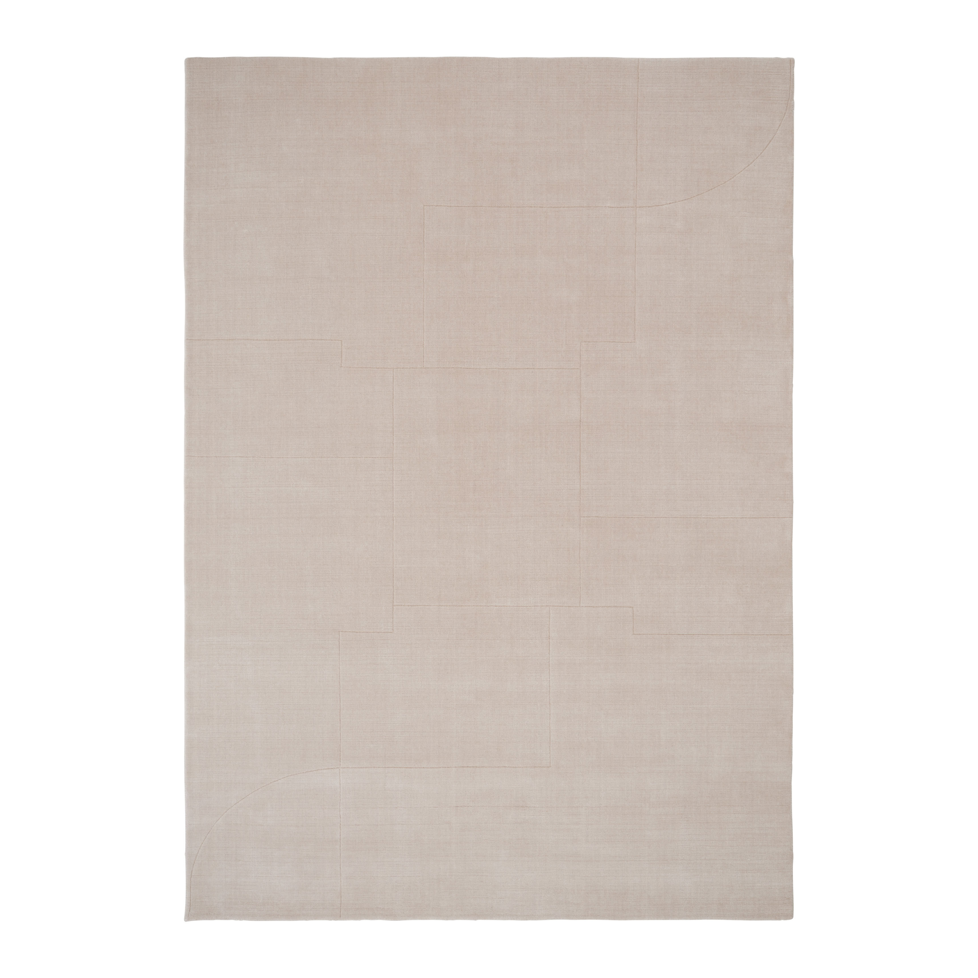 Teppich GEOMETRISCHE MAZE beige