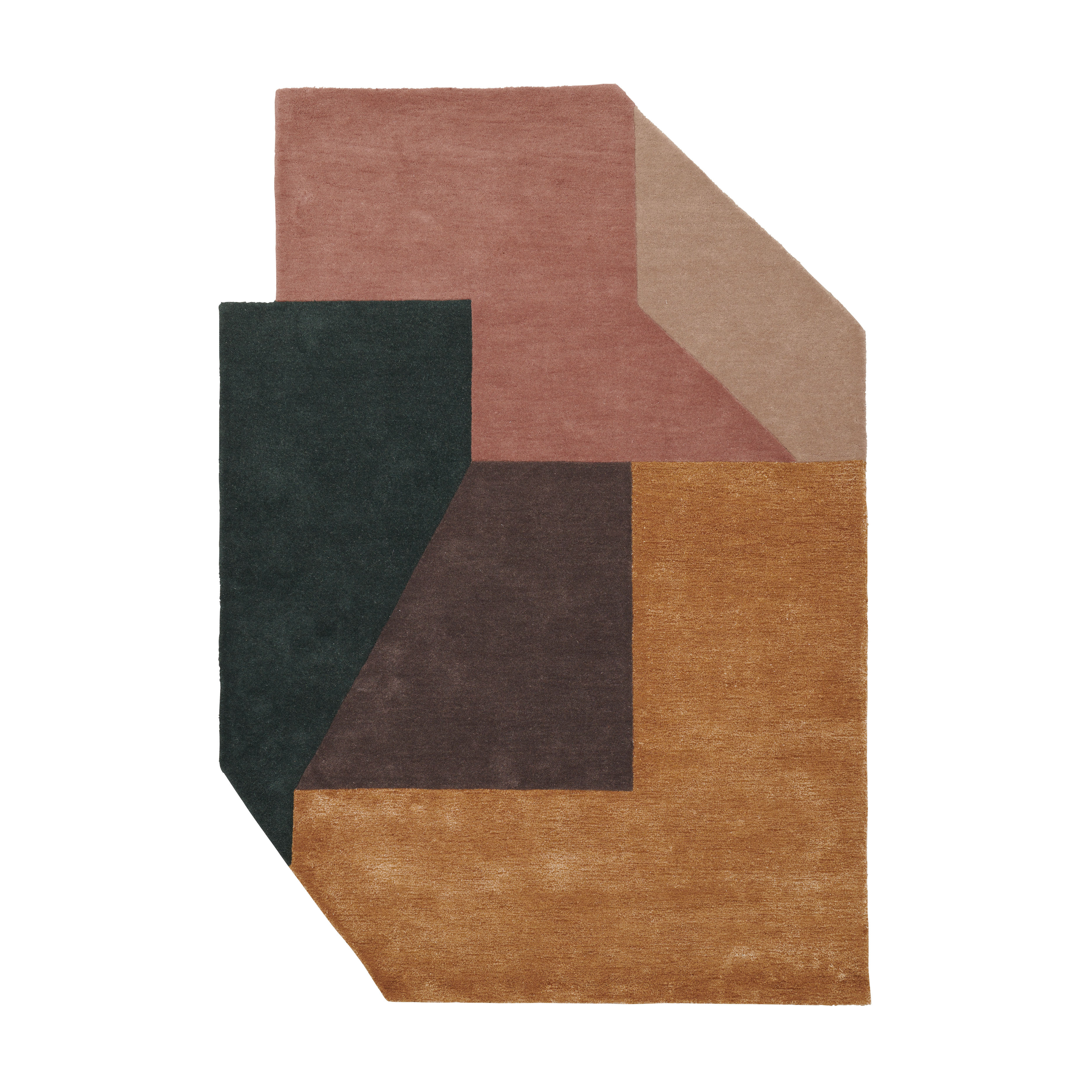 Teppich ALTON - COMBI orange mit rosa
