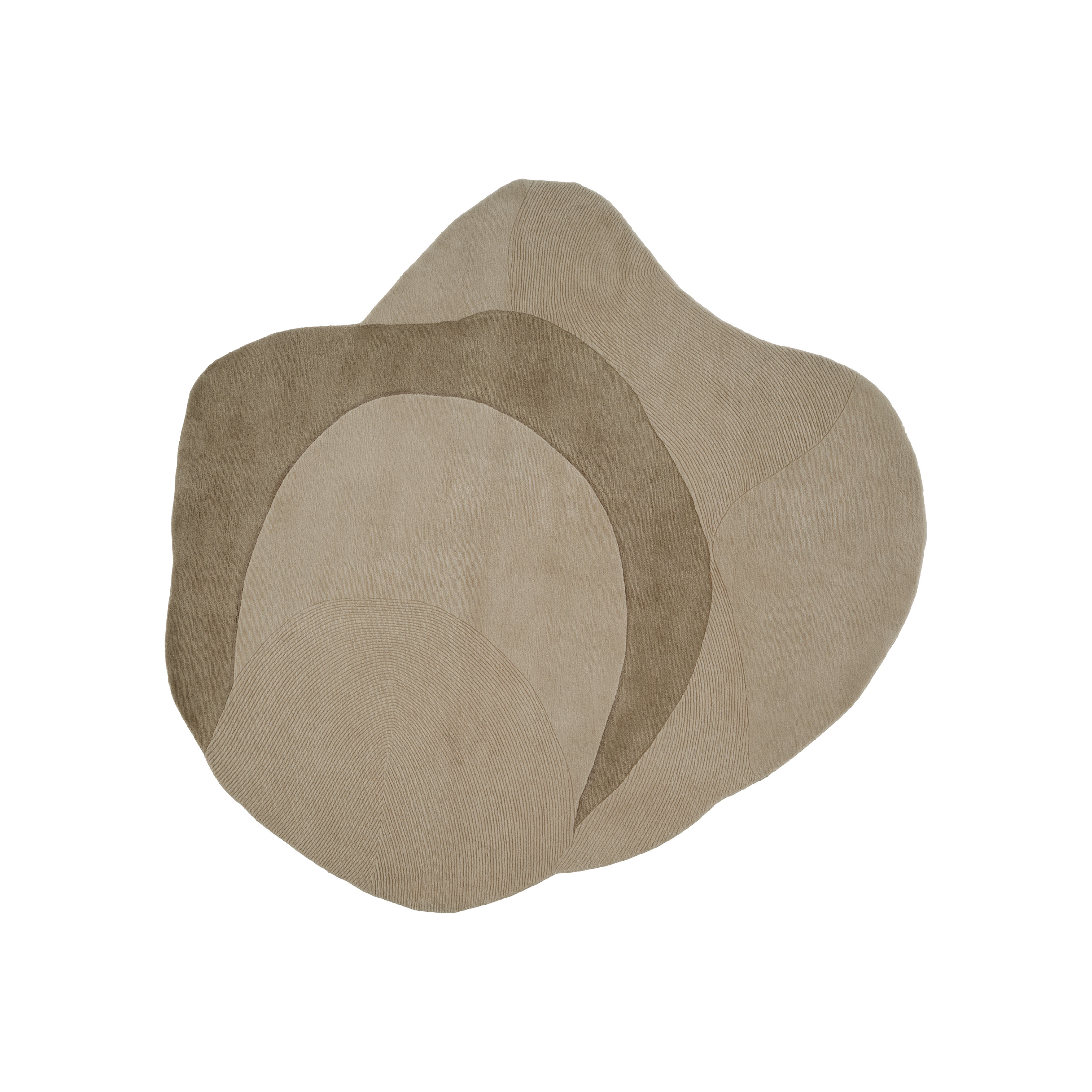 Teppich OPTICAL WEB beige