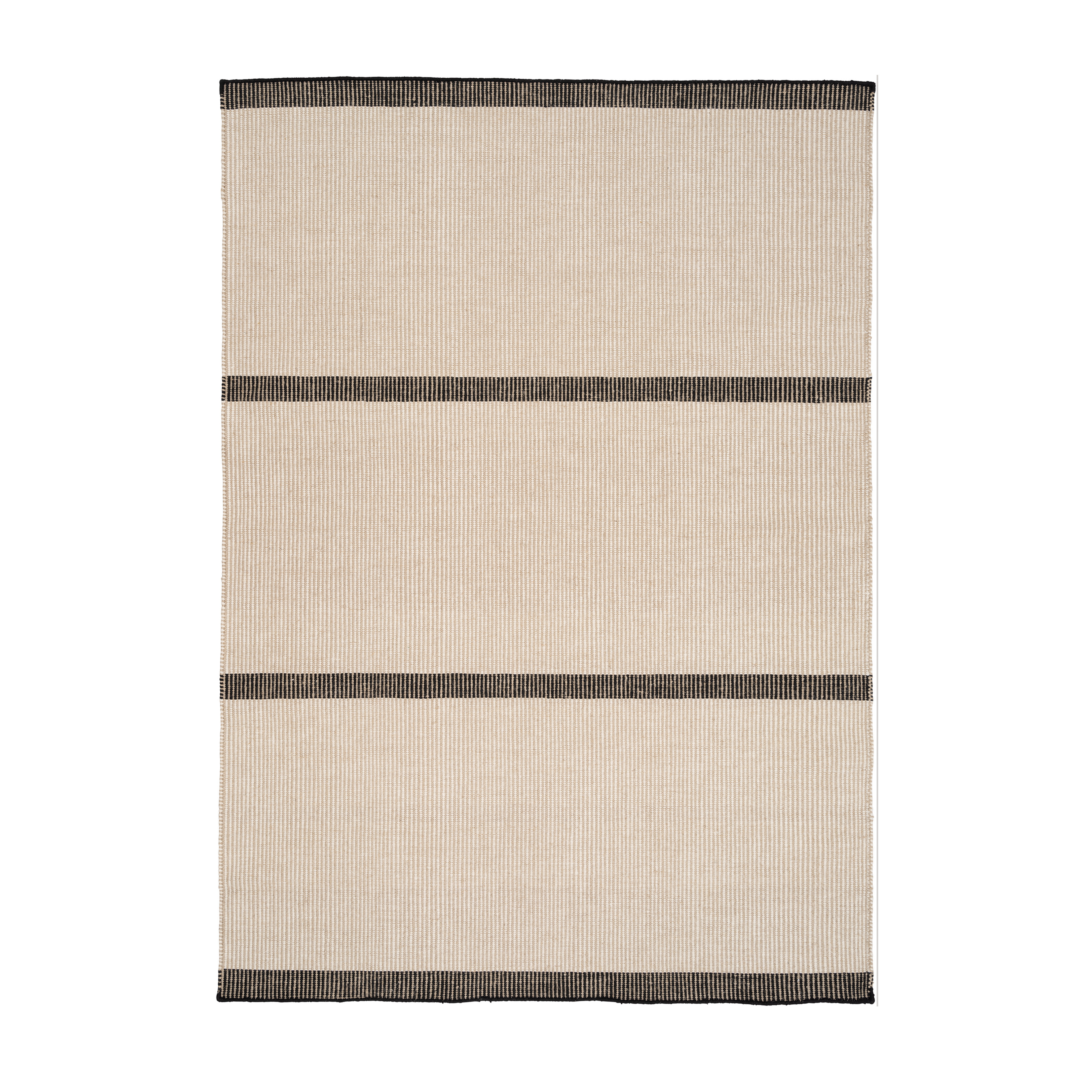Teppich RAPALLO beige mit Schwarz