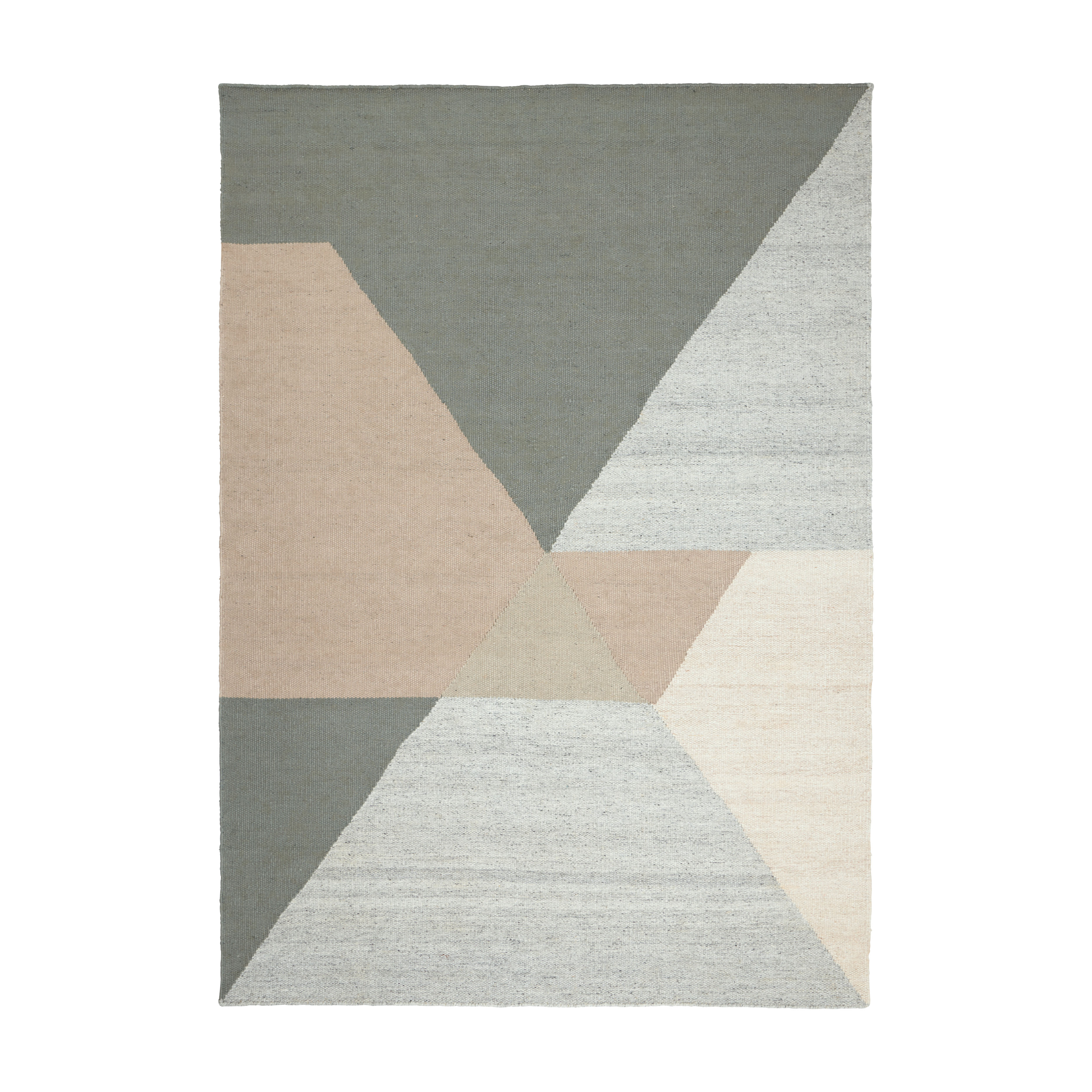 Teppich SNEFRID grün mit beige