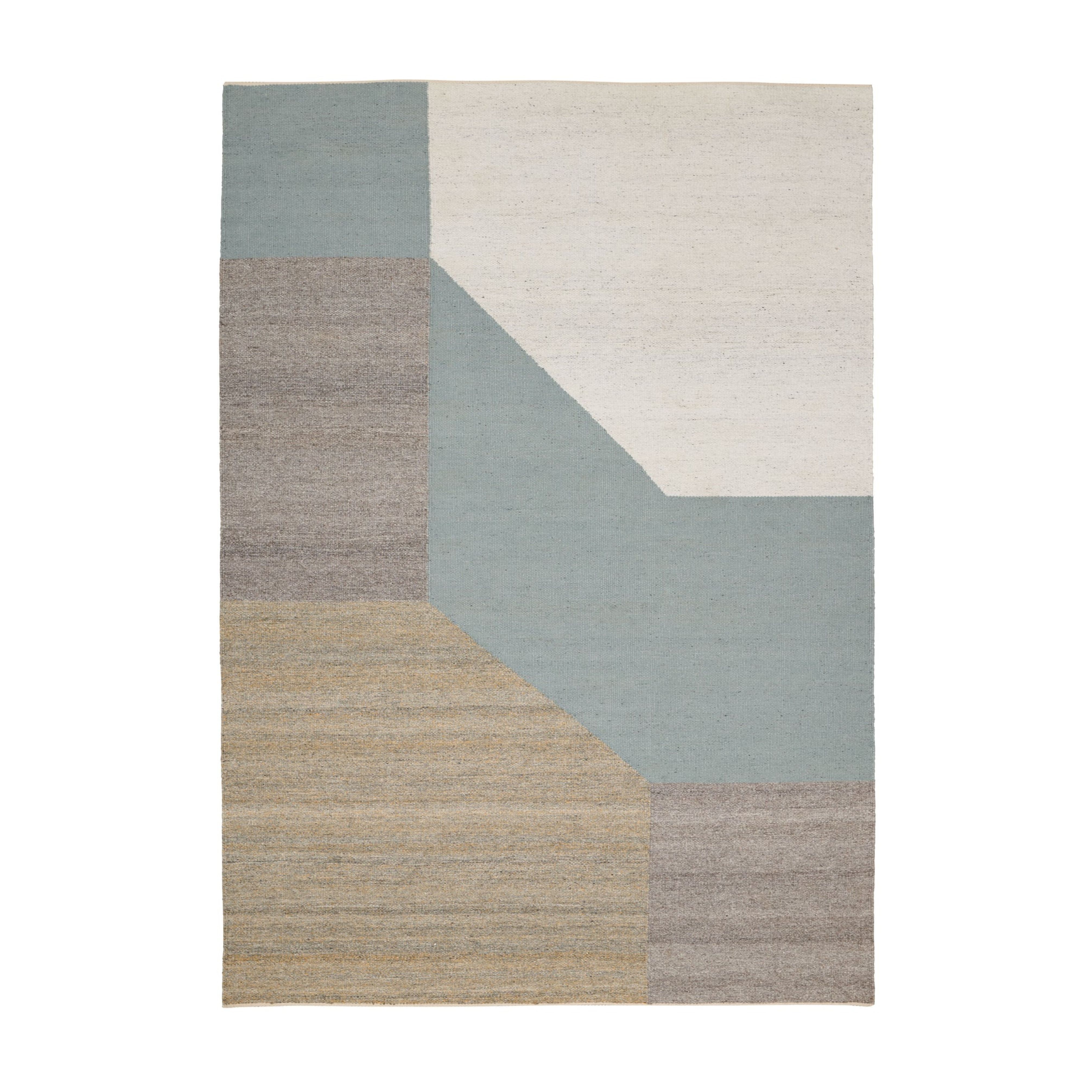 Teppich BLOCCHI - AQUA beige mit Meeresmotiv