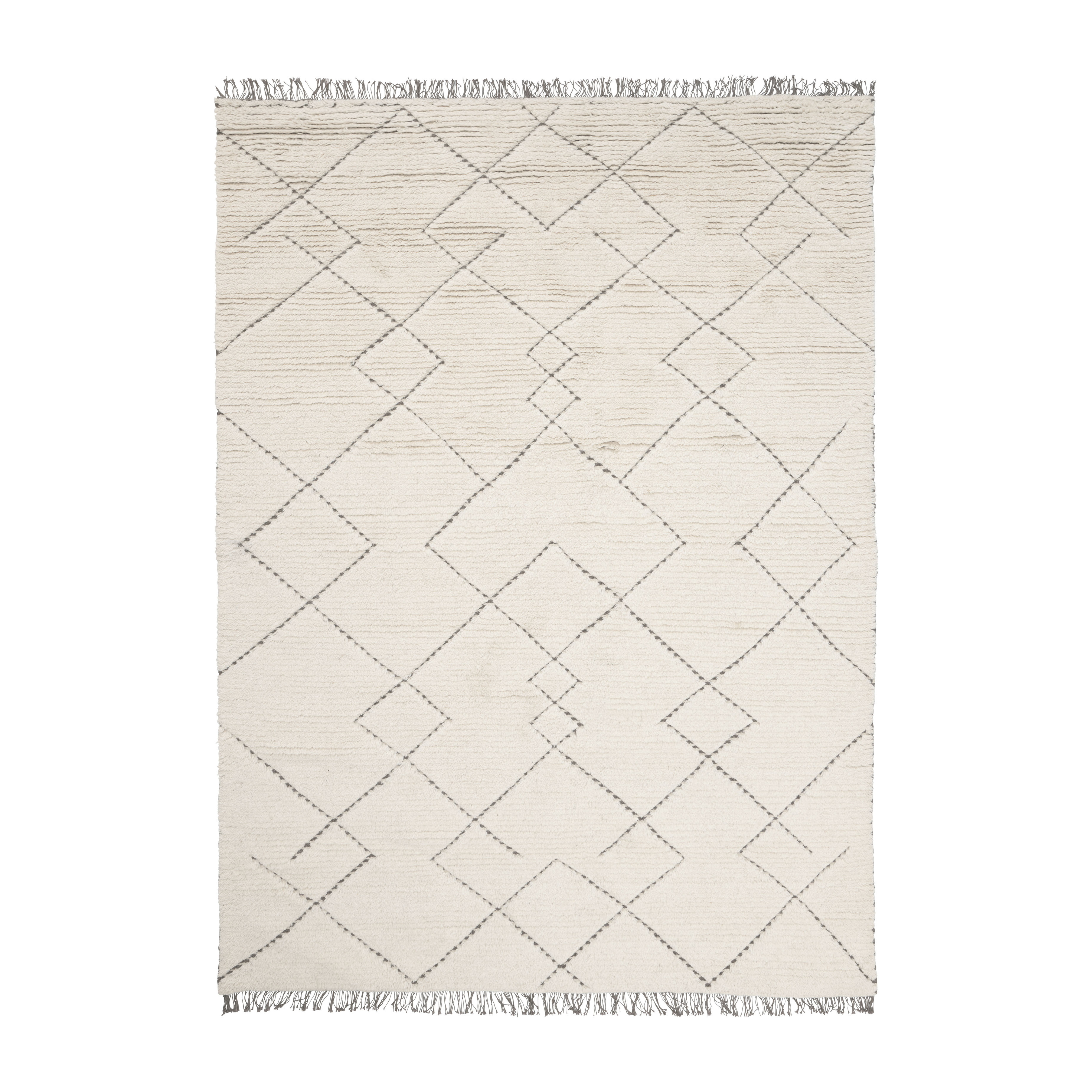 Teppich TORUN beige mit Grau
