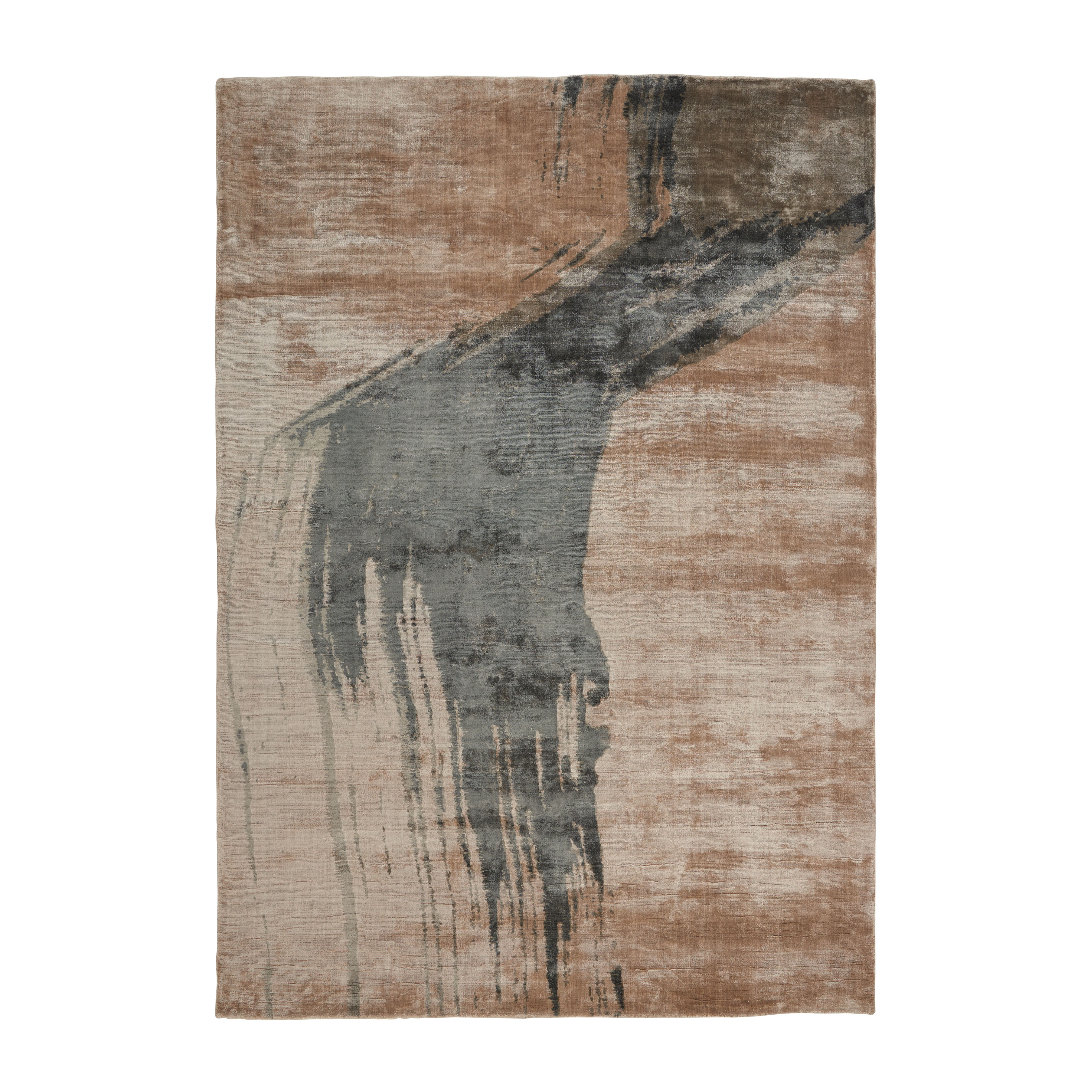 Teppich PENNELLO grau mit beige