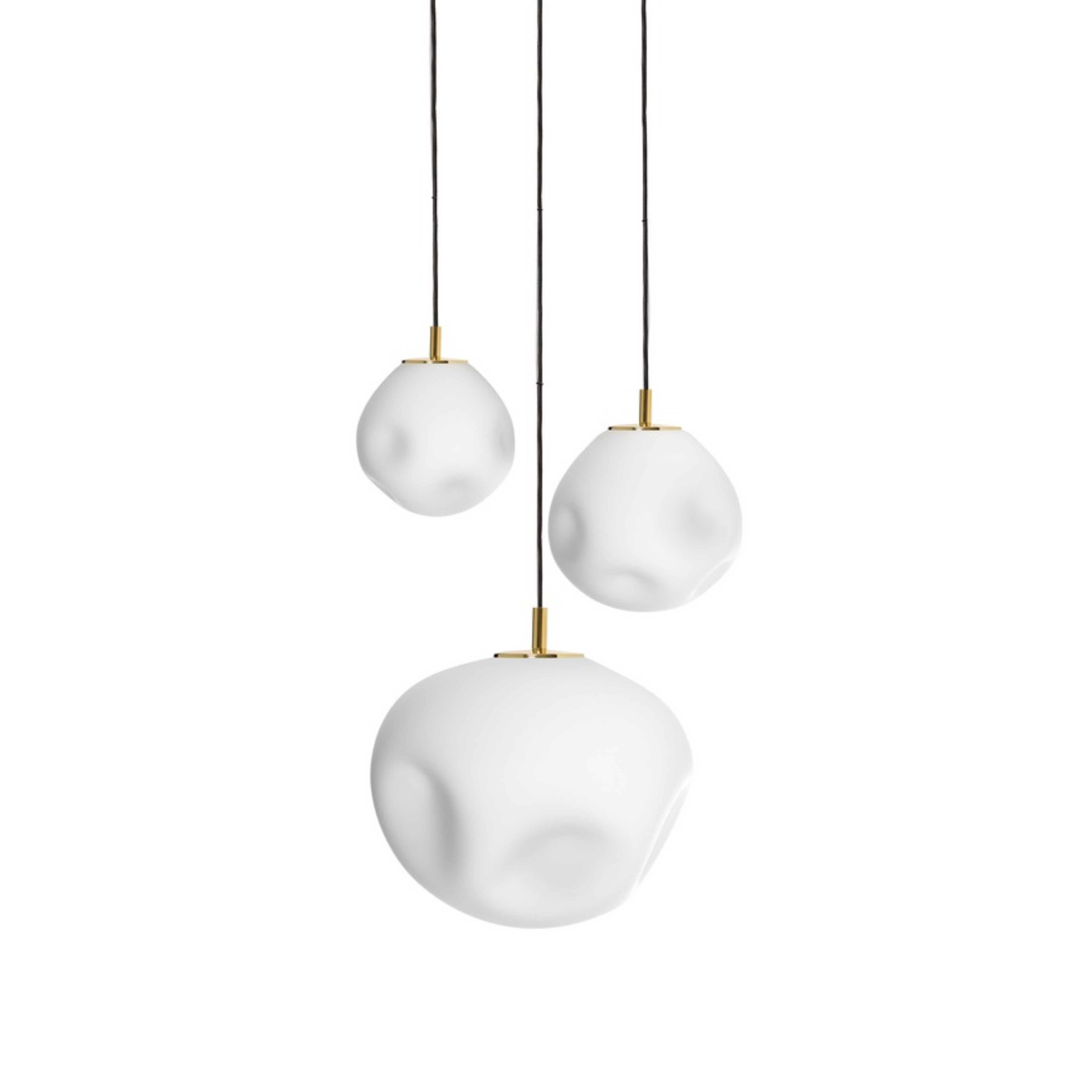 Three-Point Pendant Lamp CLOE Gold