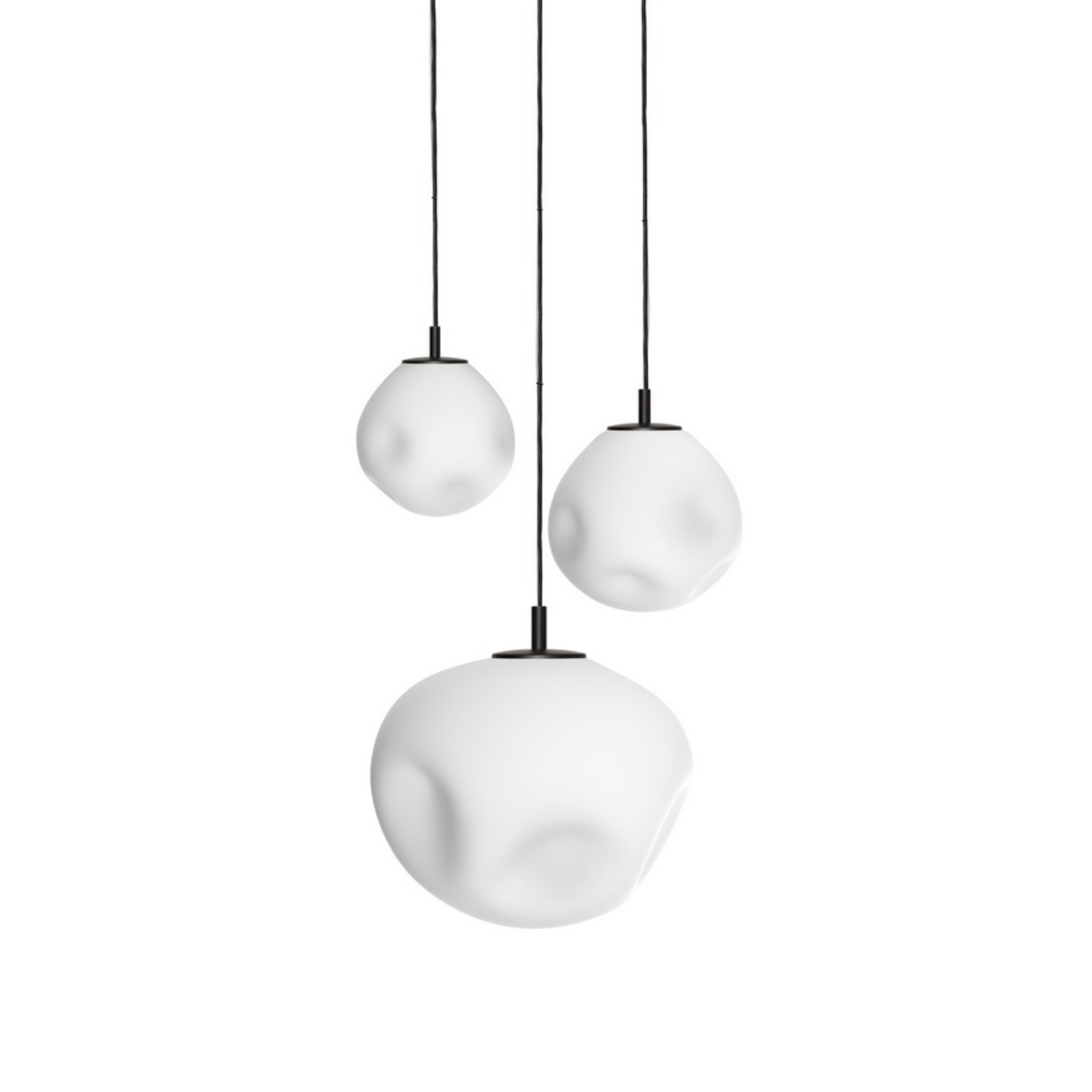 Three-point pendant lamp CLOE black