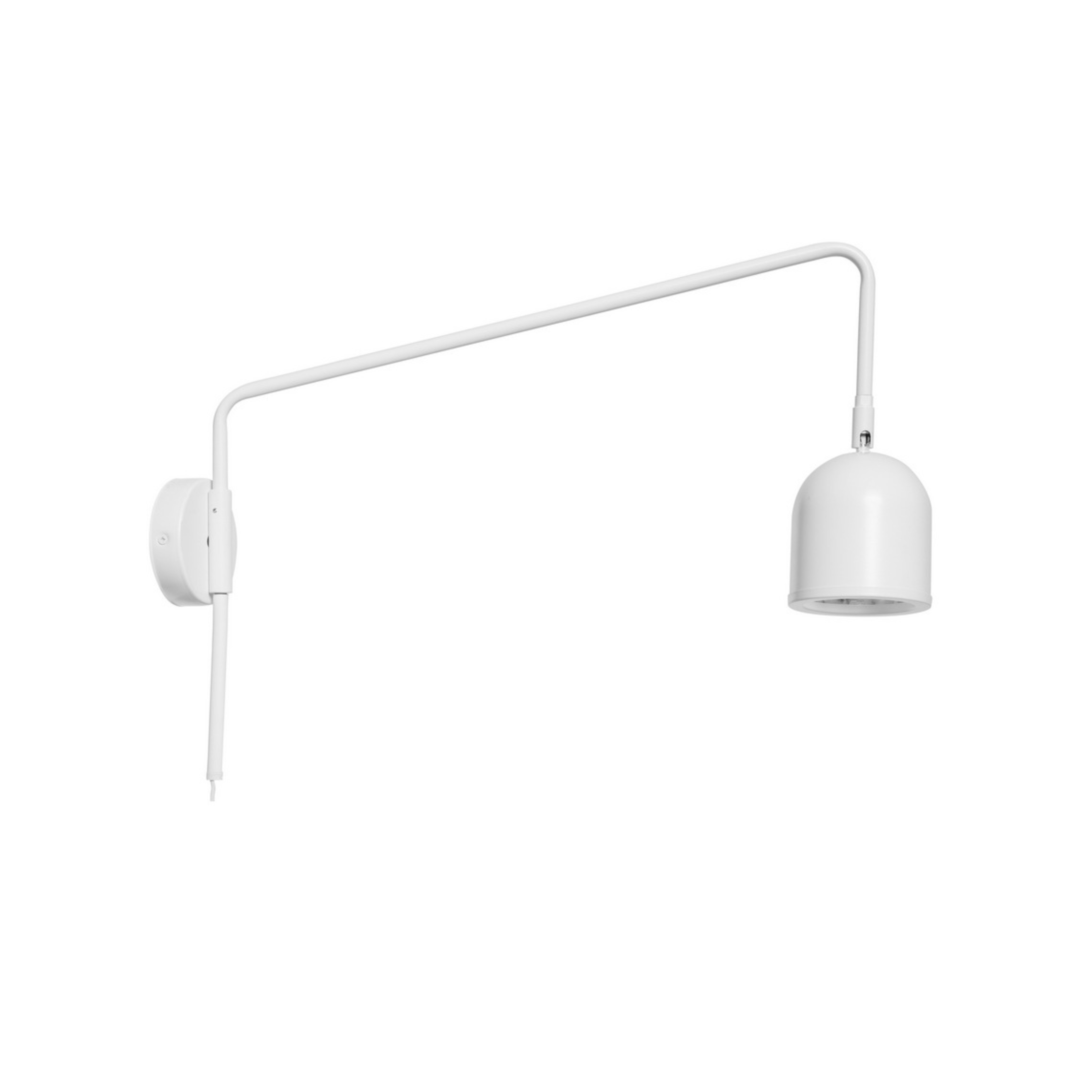 GASPAR white wall lamp