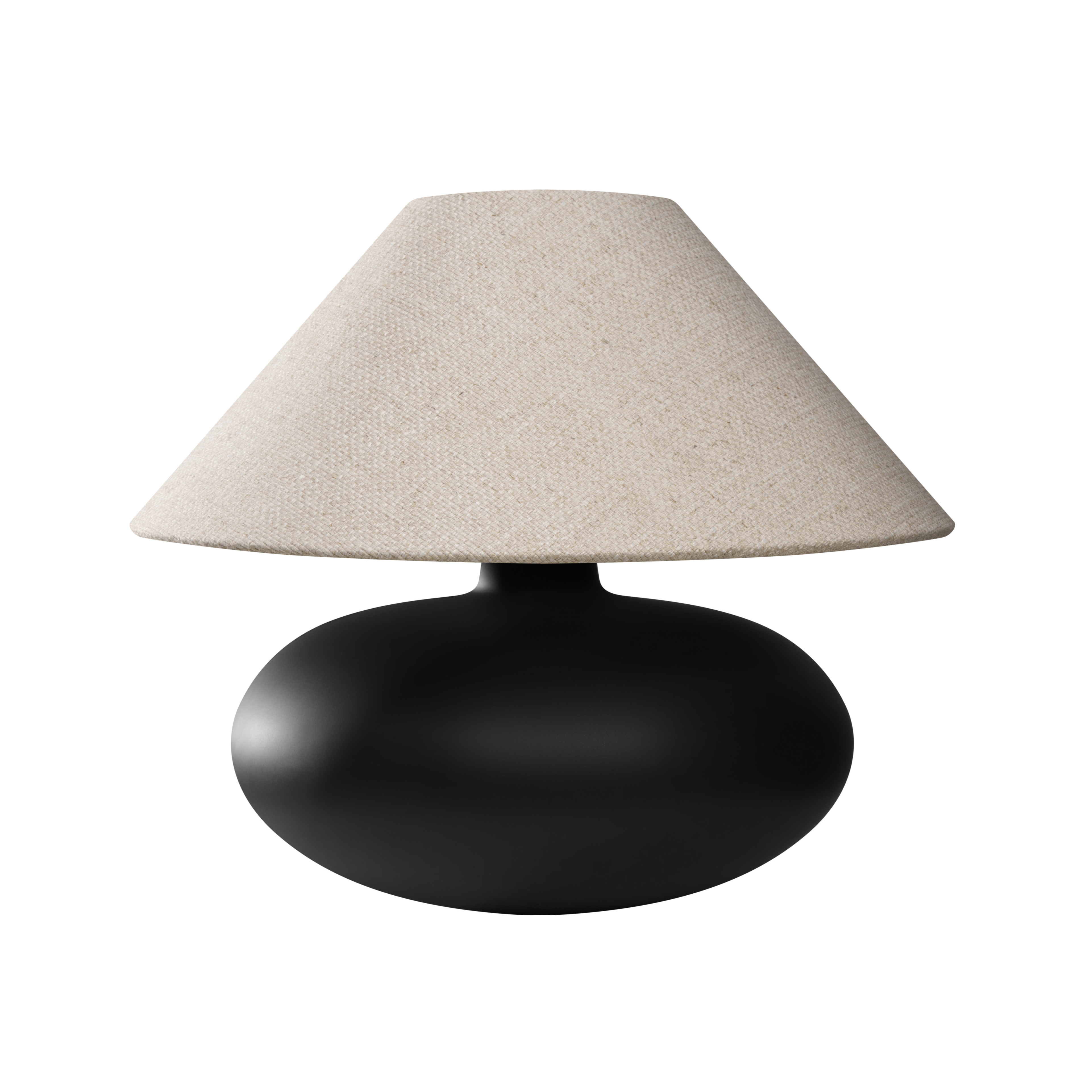 SAWA NATUR table lamp light beige thick weave fabric