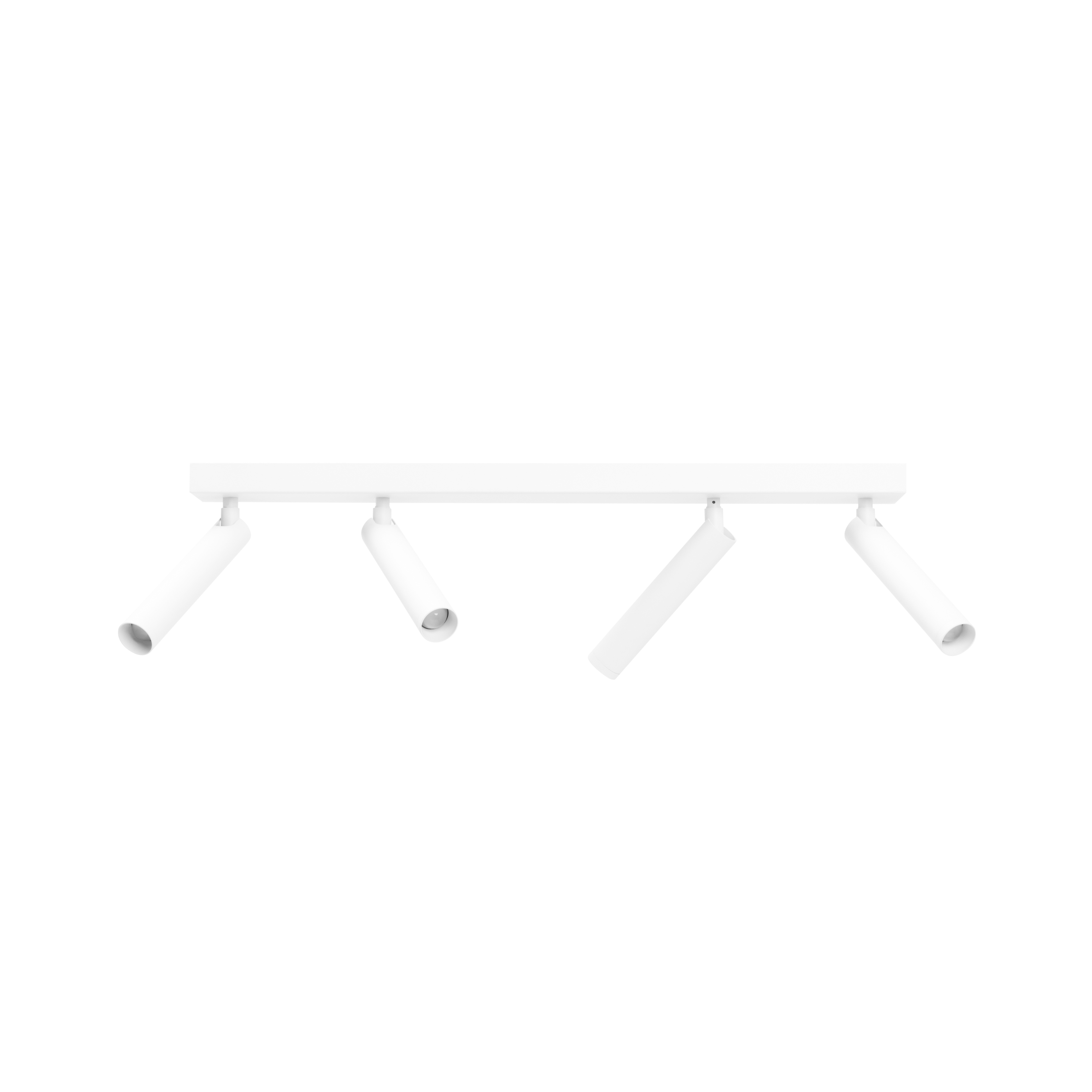 ROLL 4 White Ceiling Lamp