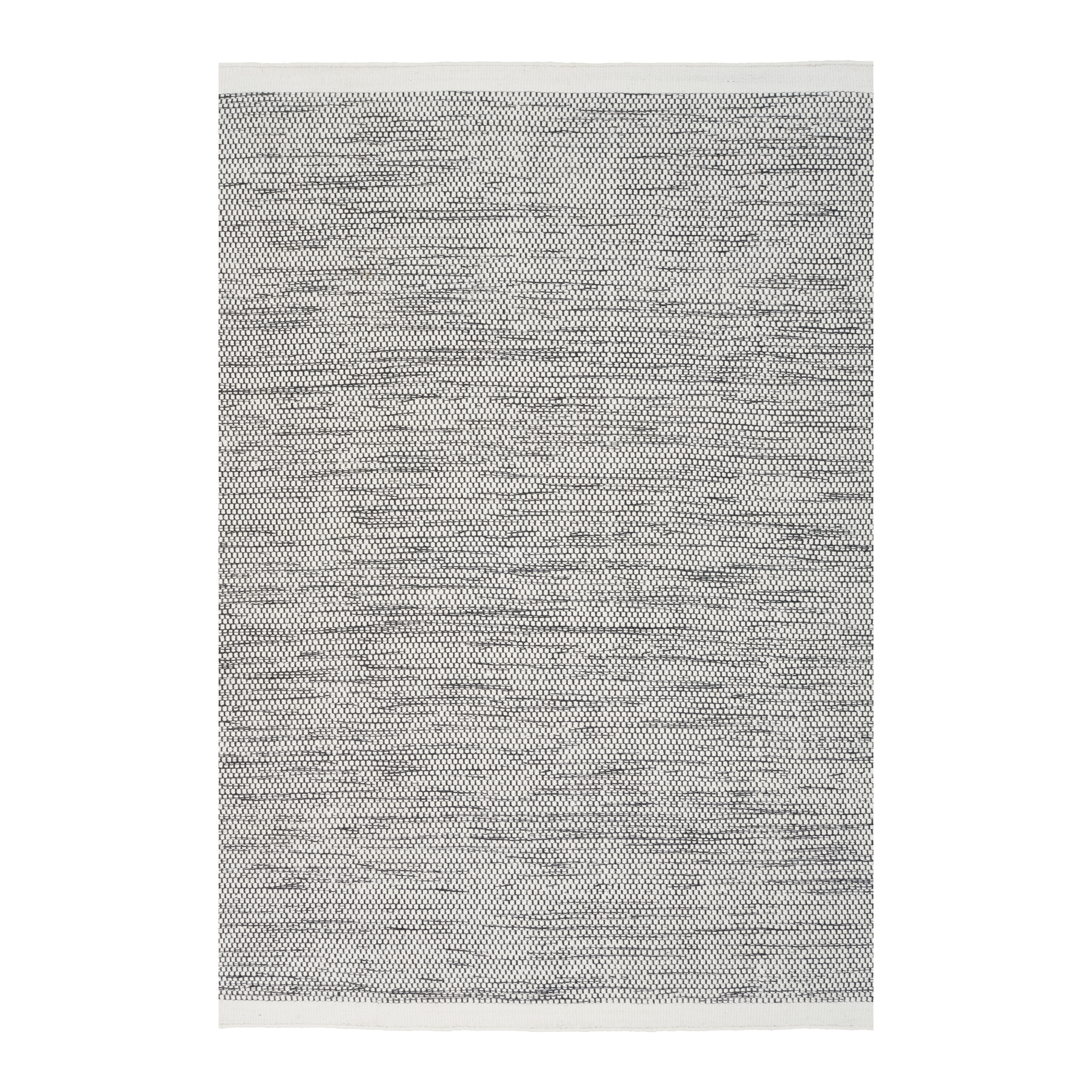 Teppich ADONIC MIST - MIXED schwarz mit weiß