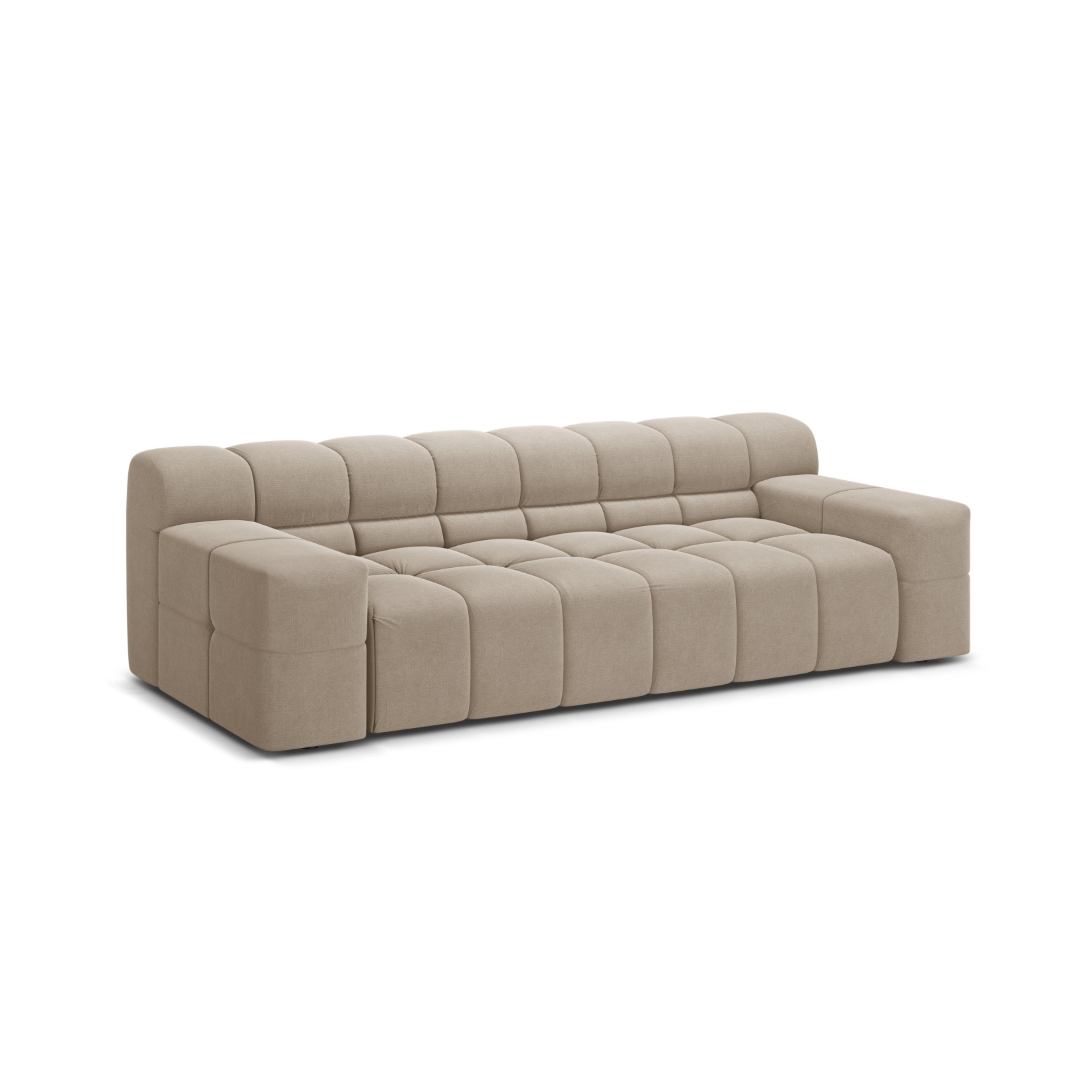 Sofa 3-Sitzer AGAVE beige Chenille