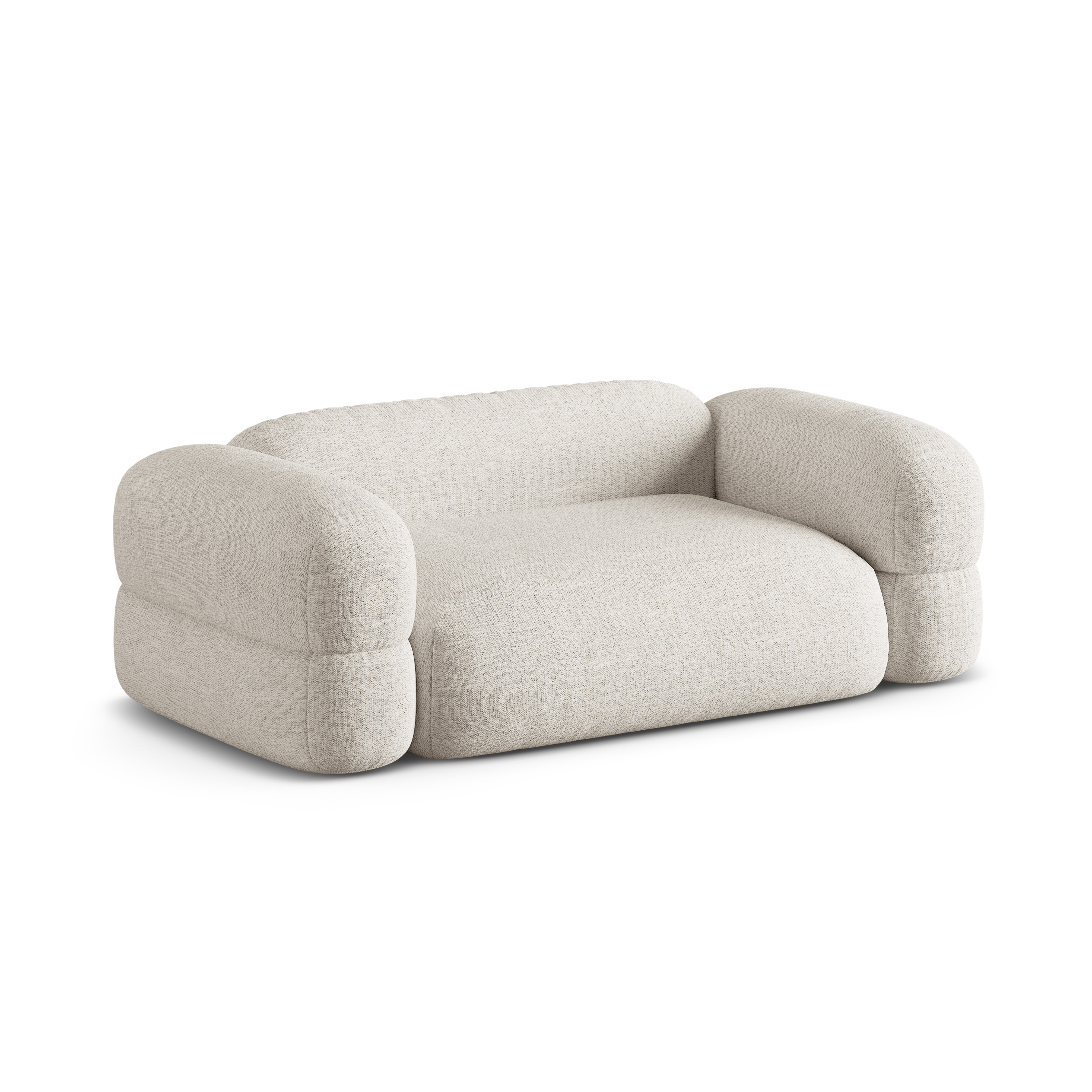 Sofa 3-sitzig ROGER beige Chenille