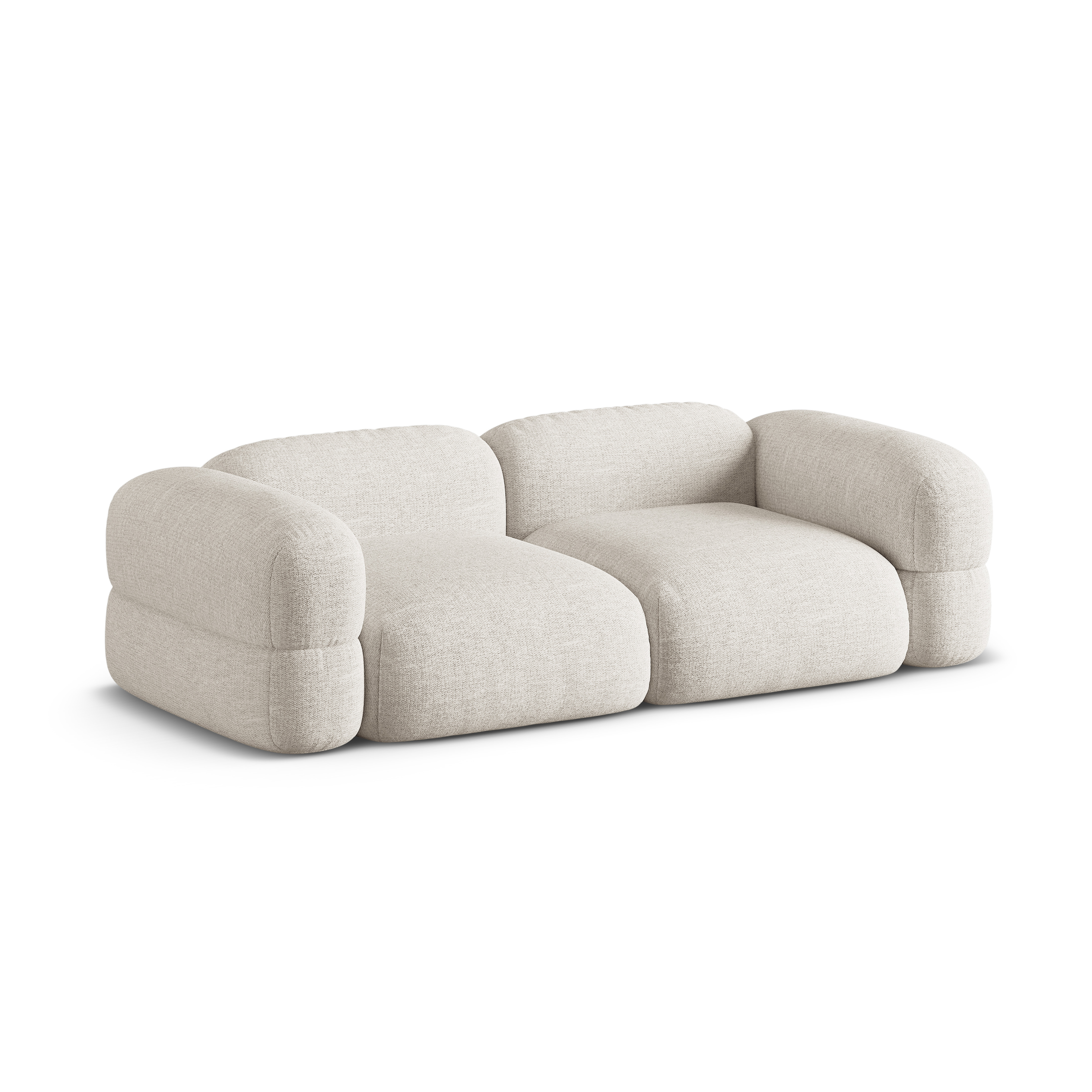 Sofa 4-sitzig ROGER beige Chenille