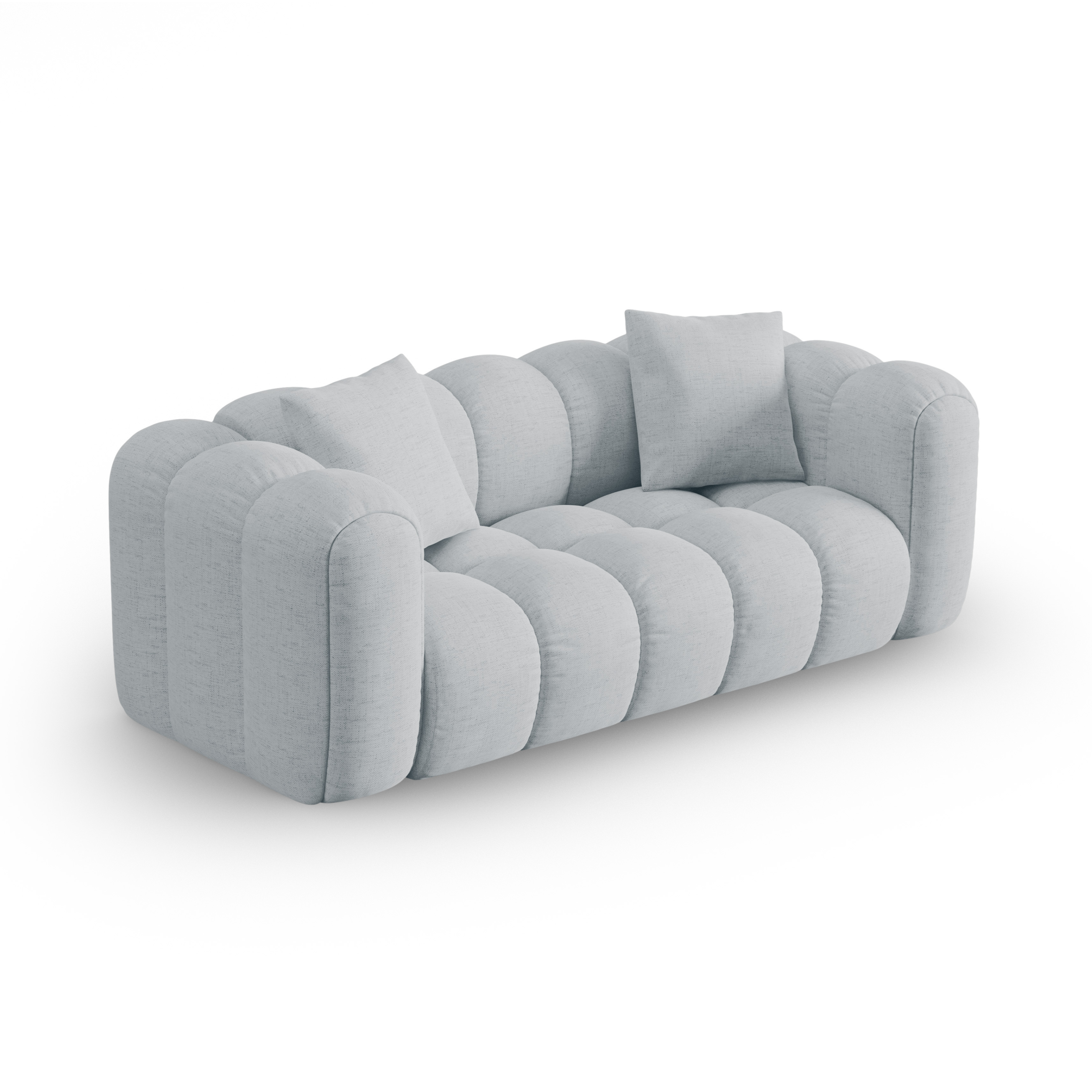 Sofa 3-osobowa ASTRO jasnoszary szenil