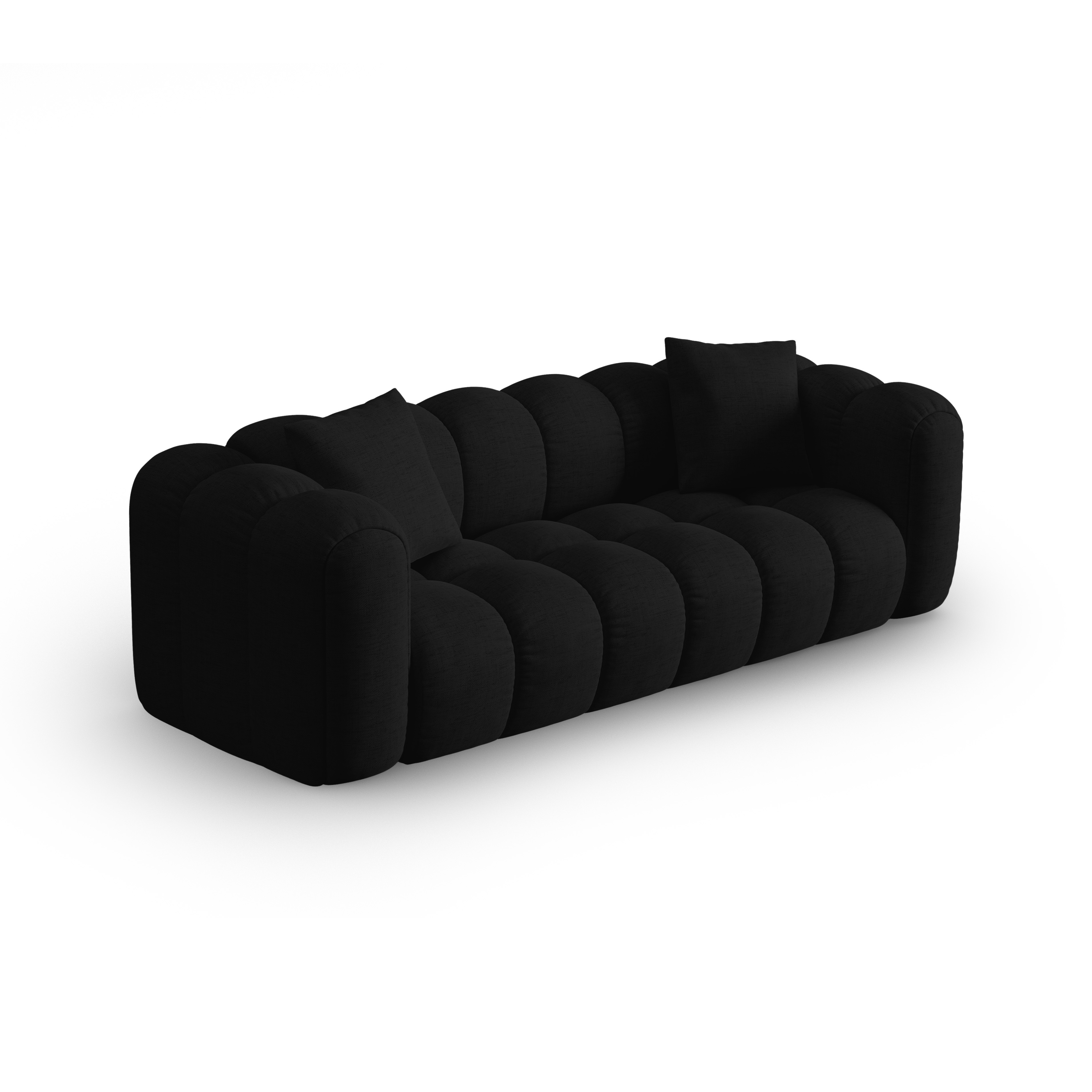 Sofa 4-osobowa ASTRO czarny szenil