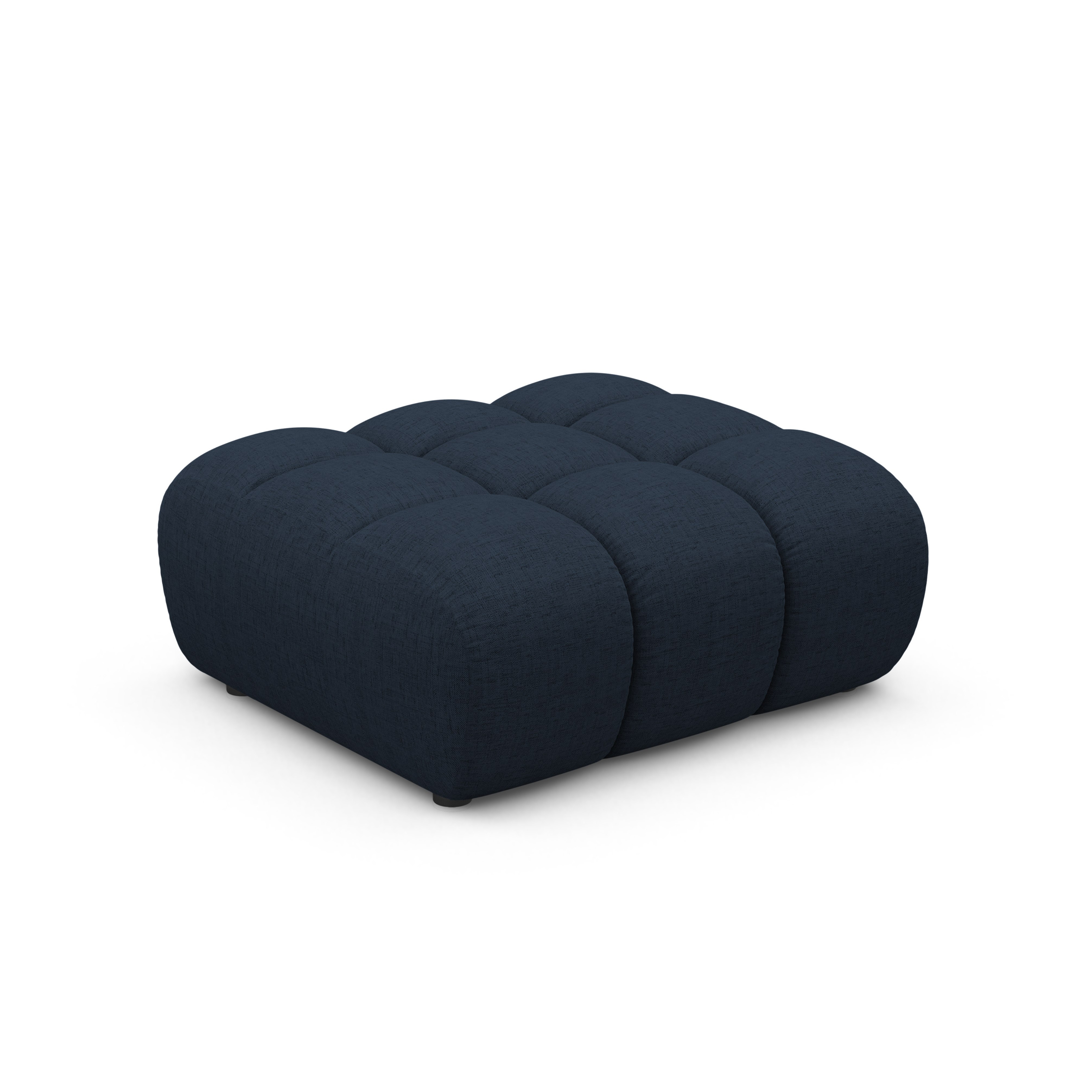 Puf ASTRO königliches marineblaues Chenille