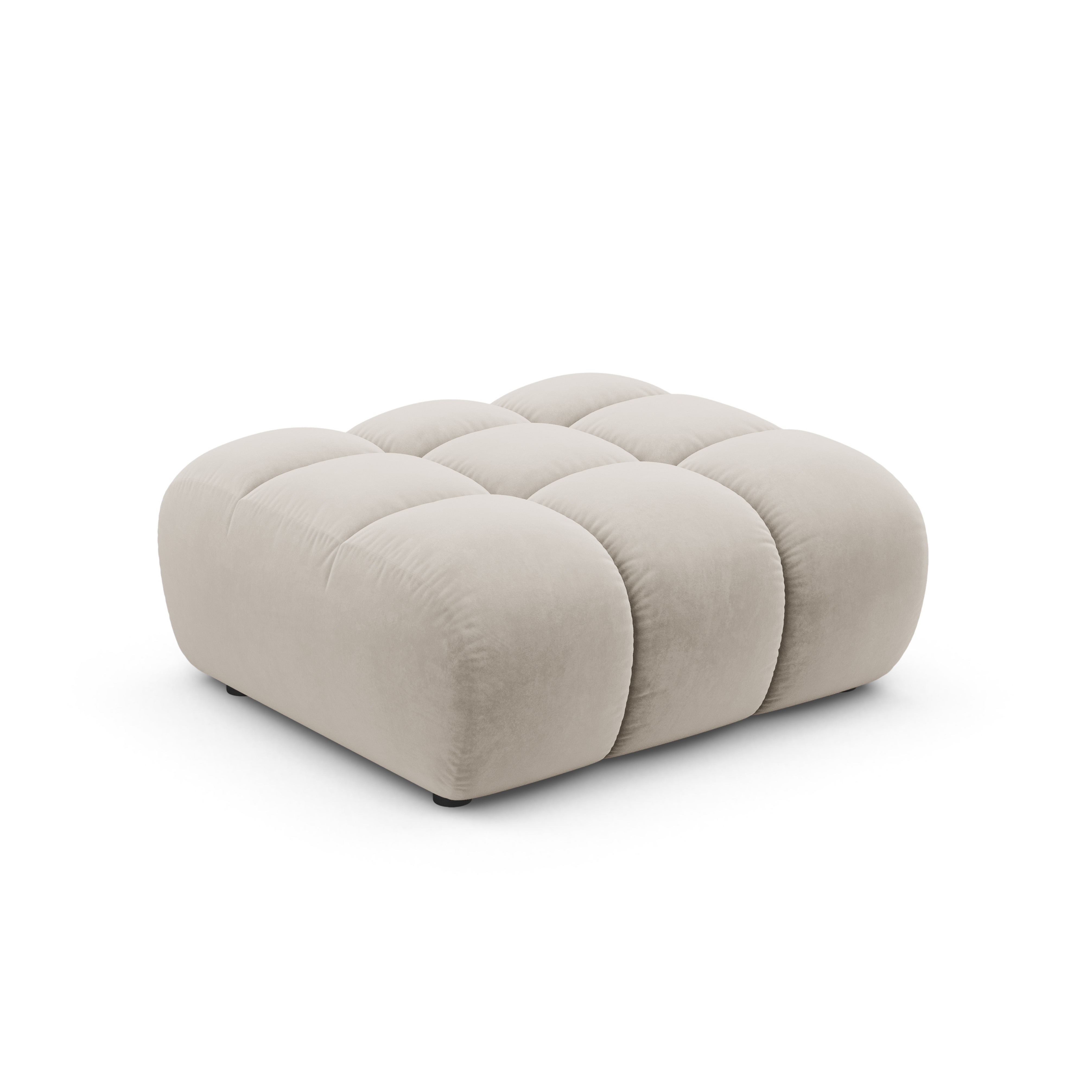 Samt Pouf ASTRO ecru