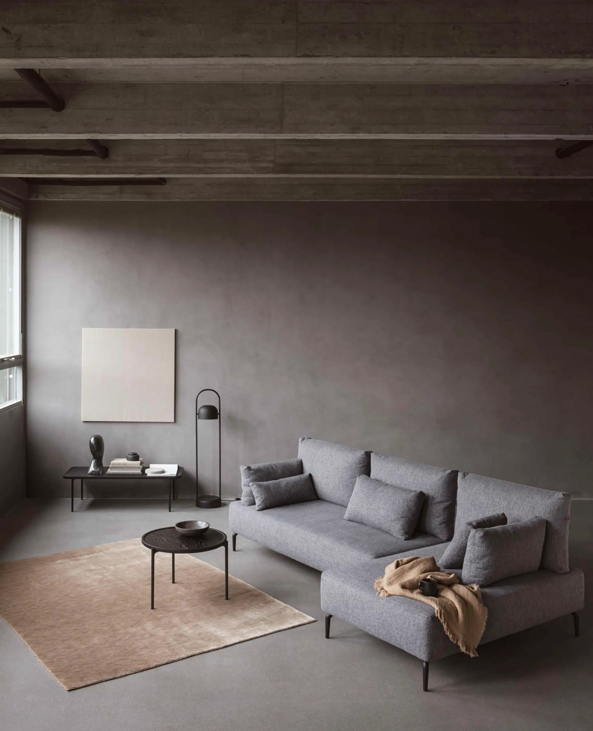 Stehlampe QUAY schwarz