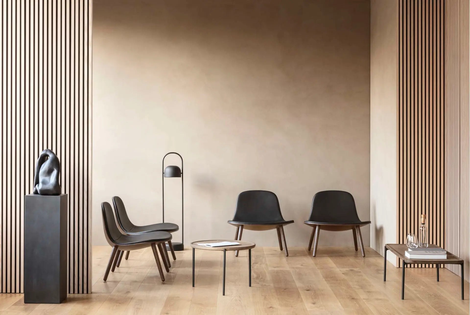 Stehlampe QUAY schwarz