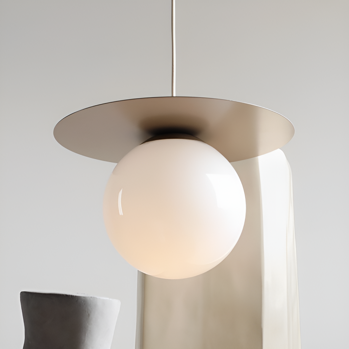 LOOP Pendelleuchte beige