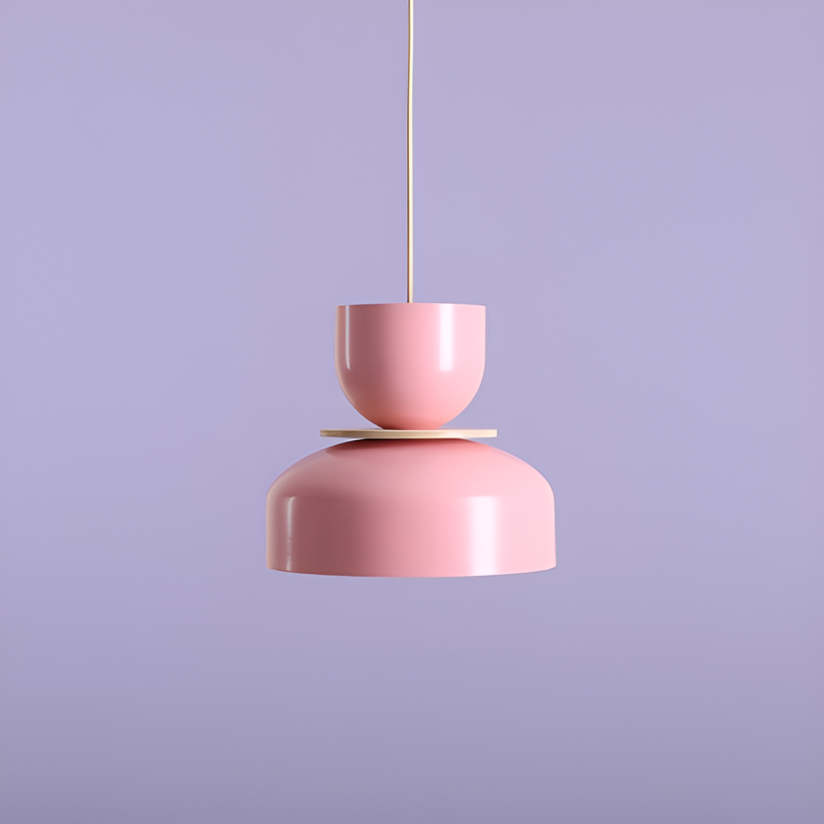 Rosa Hängelampe UTO