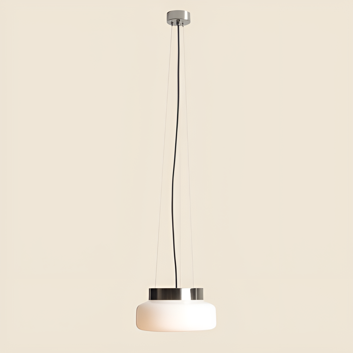 Cream bonbon hanging lamp