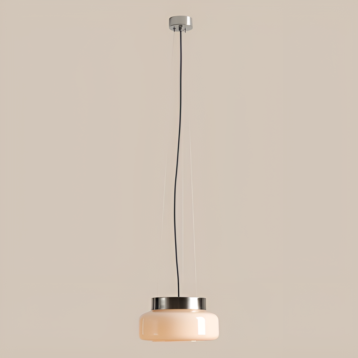 Bonbon beige hanging lamp