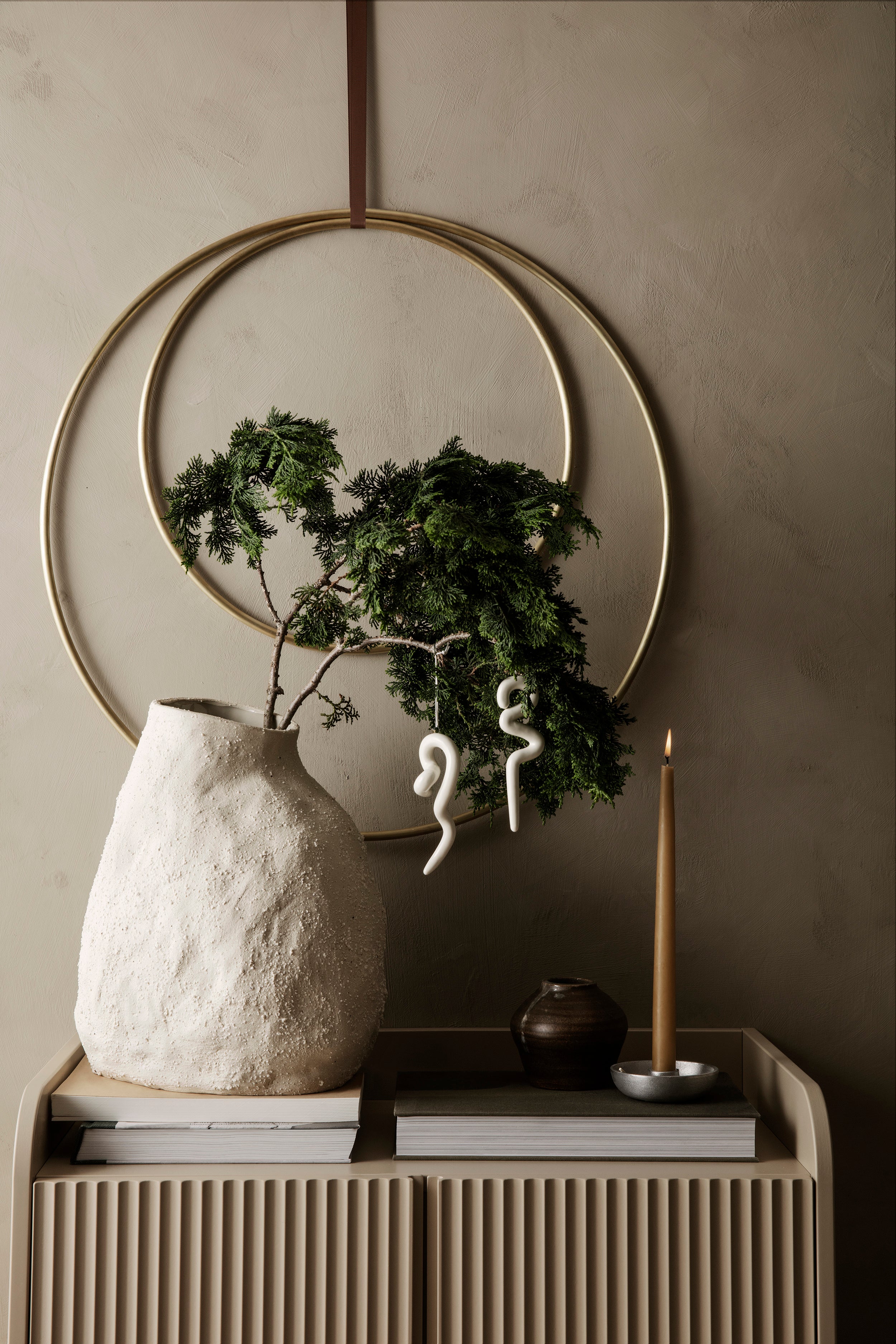 VULCA Vase cremeweiß