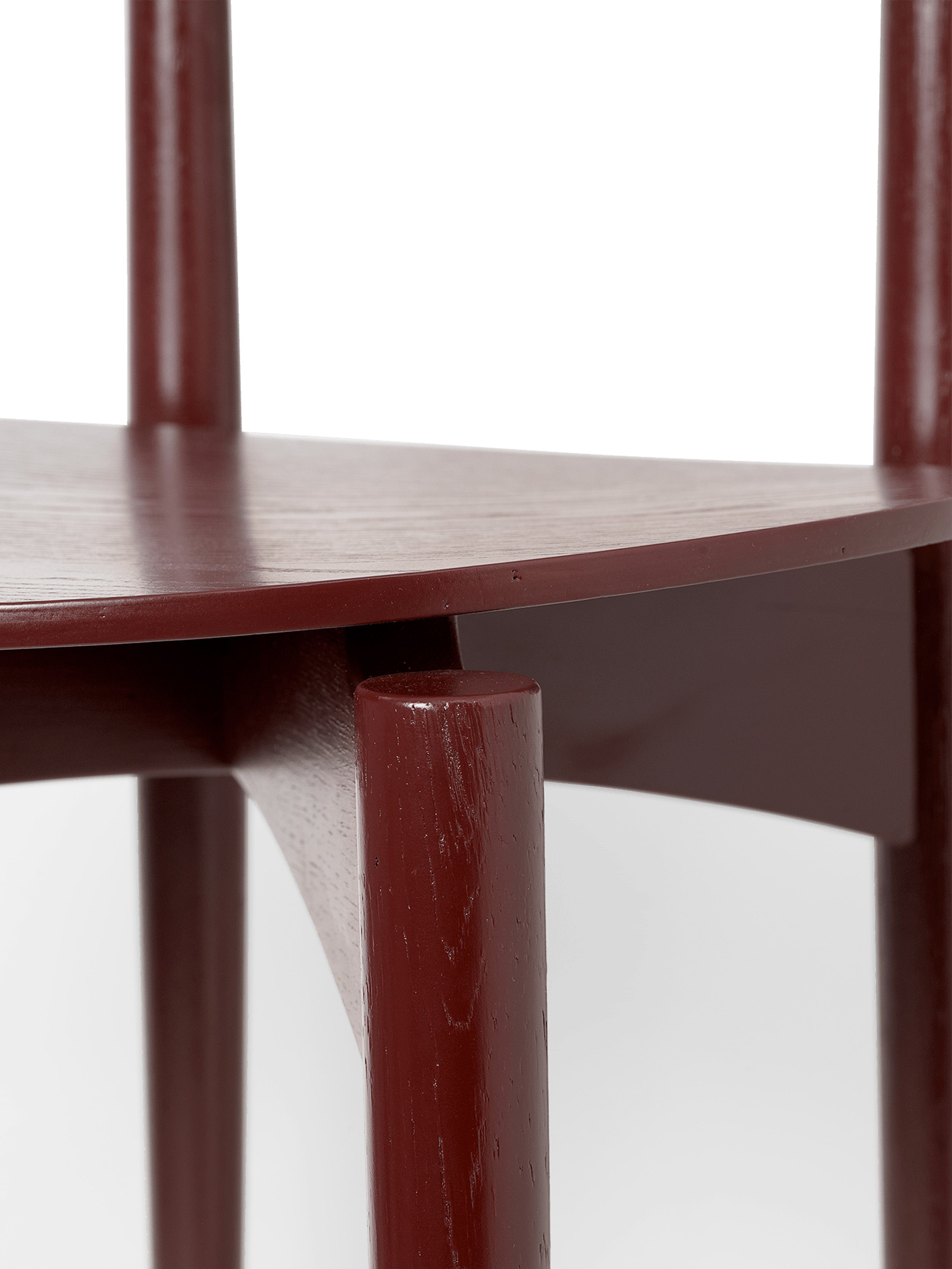 Stuhl Herman Wood Red Buk
