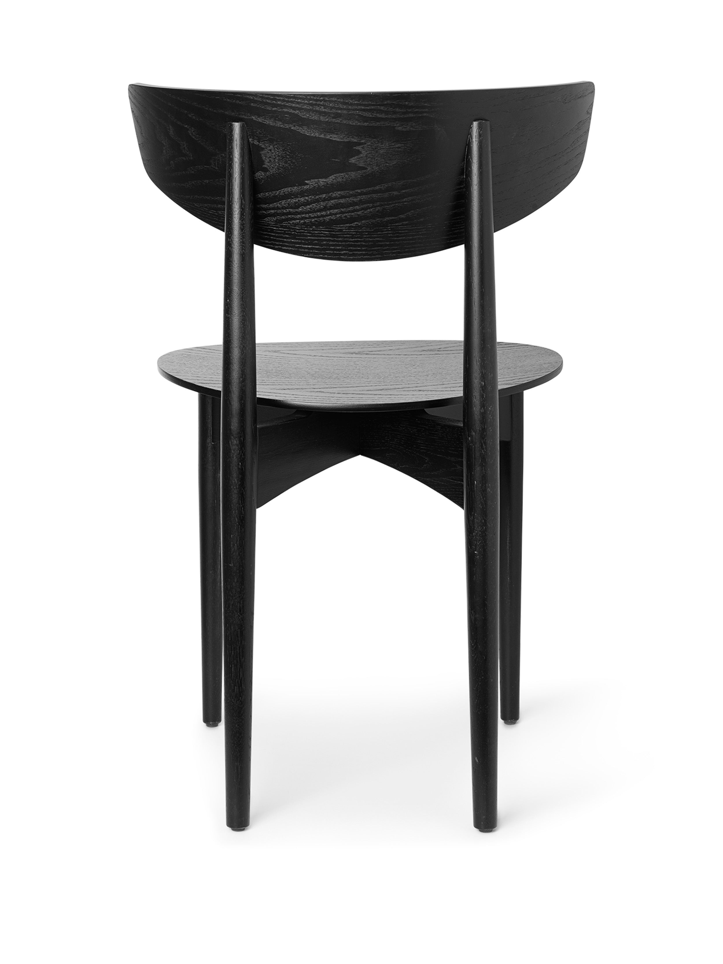 Stuhl Herman Wood Black Buk