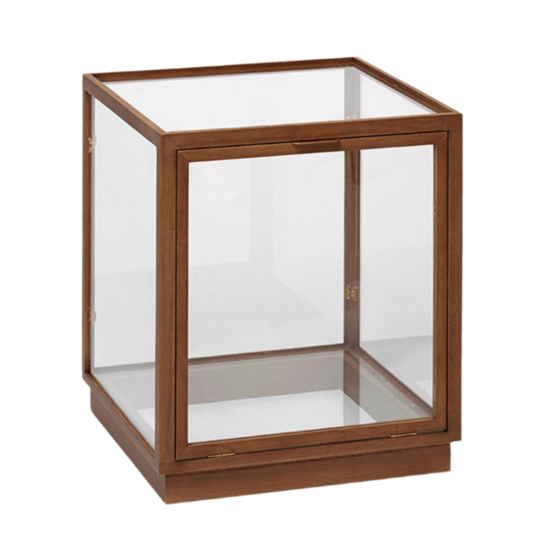 MIRU GLASS MONTRE Vitrine aus dunkelbrauner Eiche