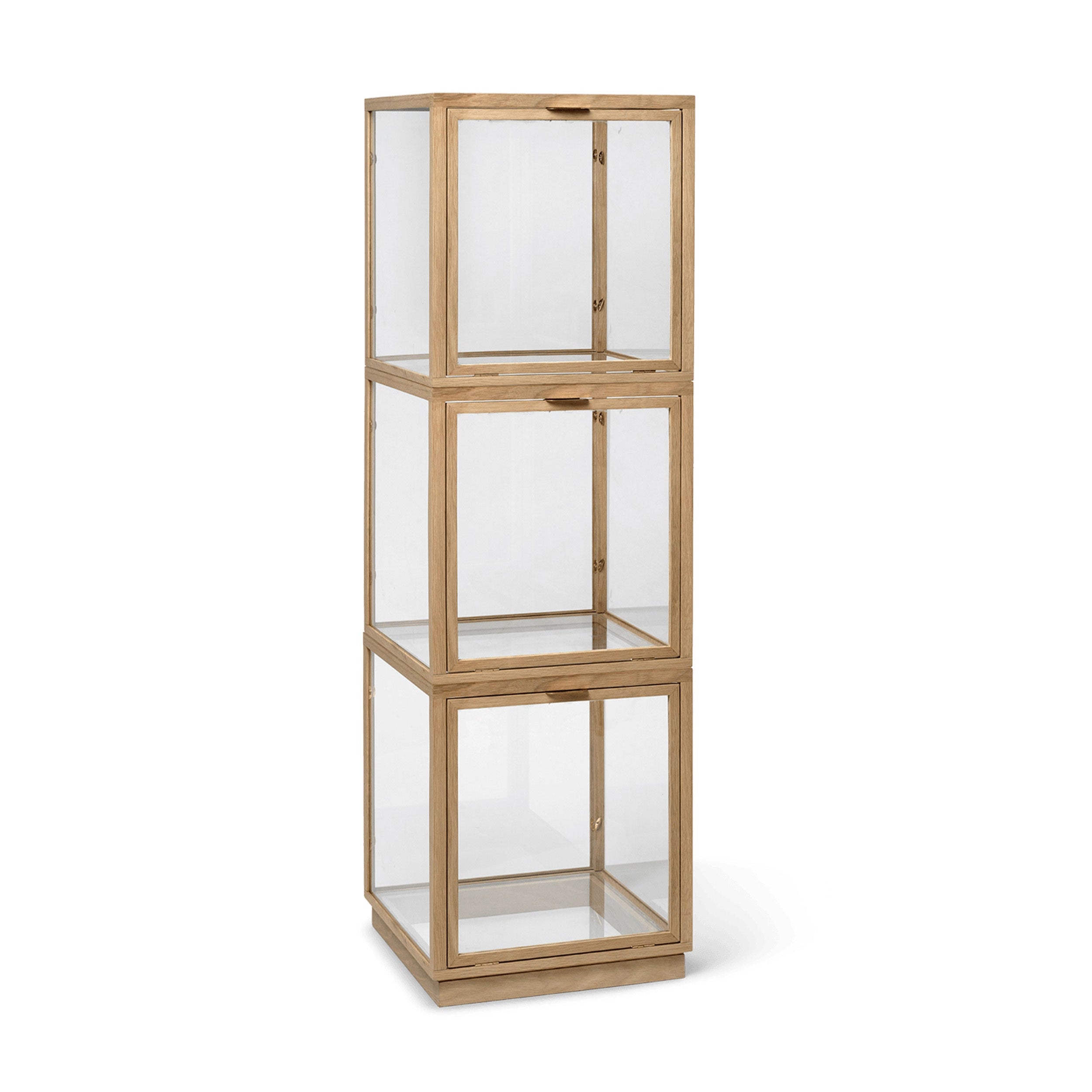 MIRU GLASS MONTRE Vitrine aus Eiche