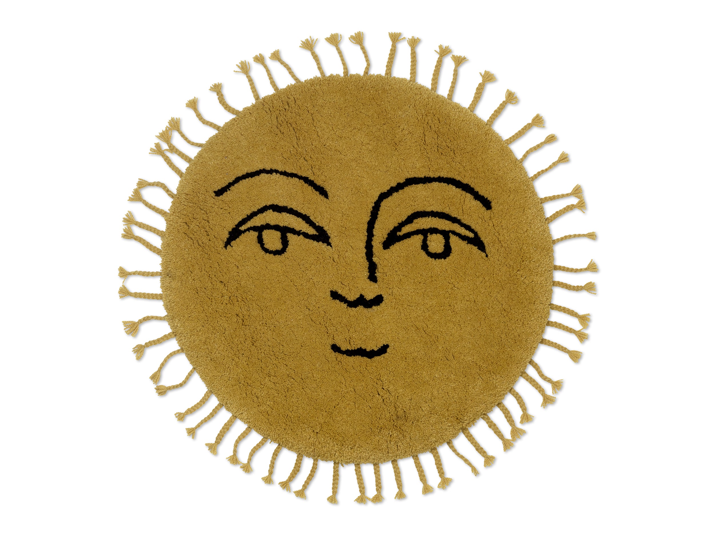 SUN mustard rug