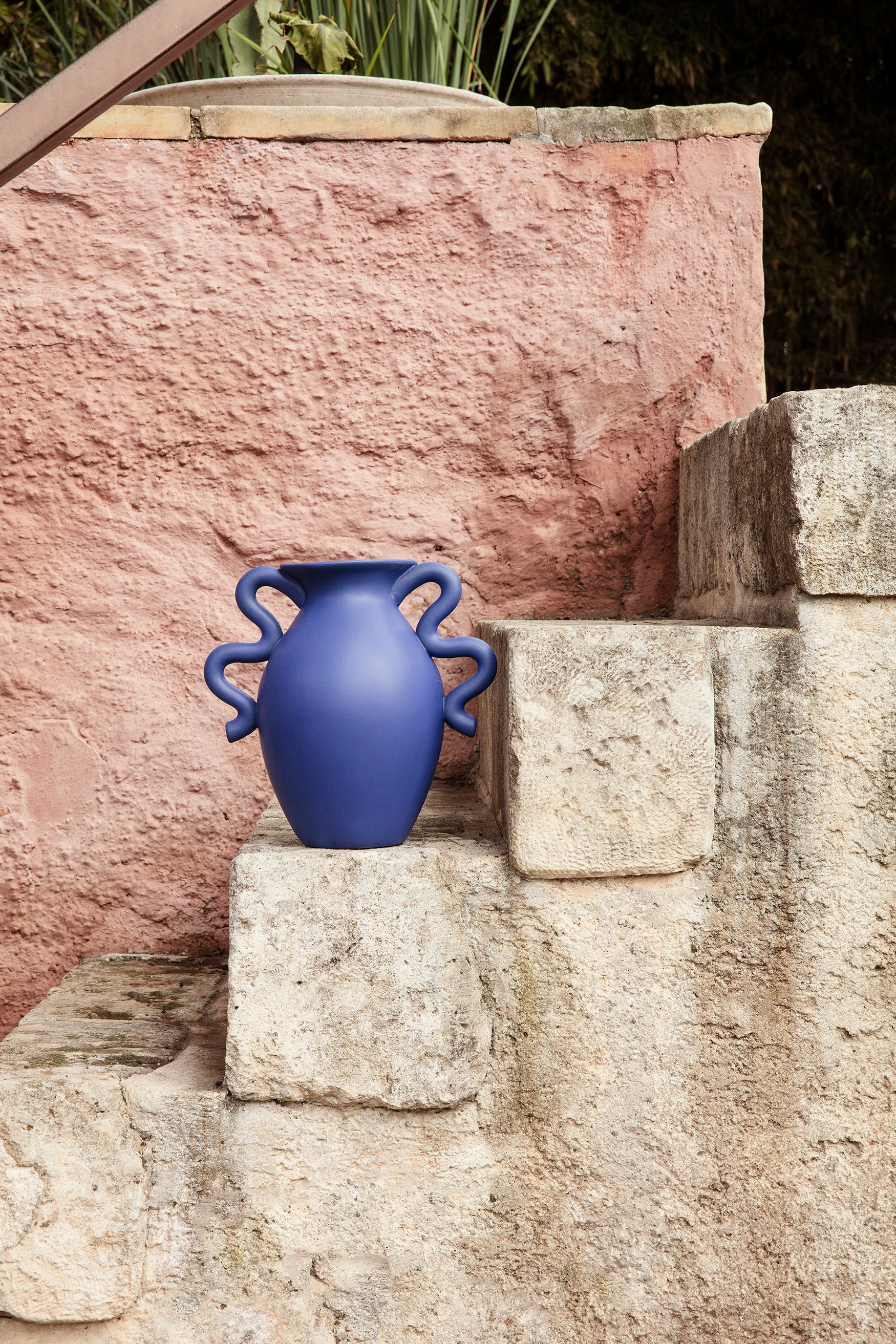 Verso Vase Blue