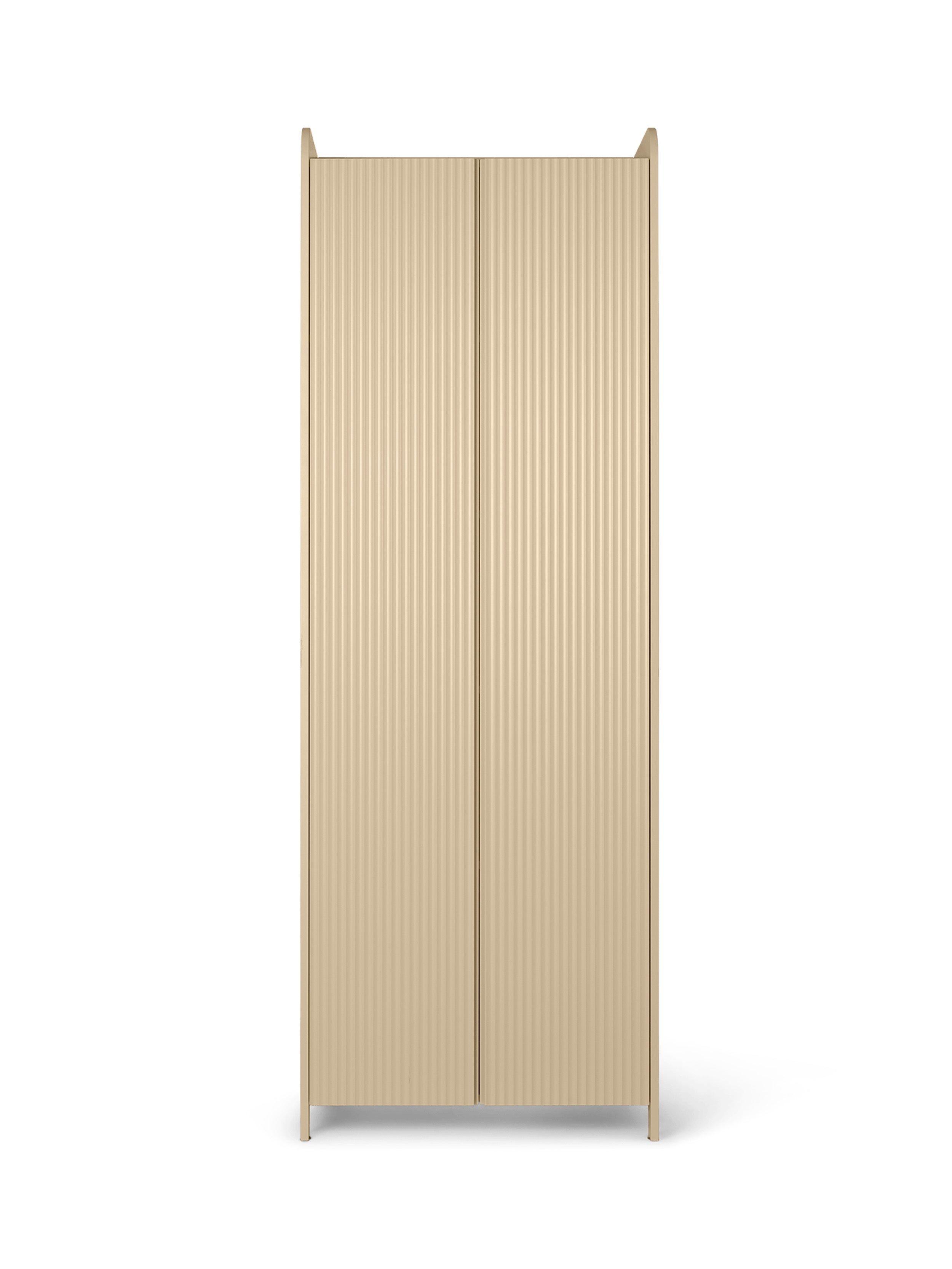 SILL CUPBOARD TALL 2-türiger Kleiderschrank beige