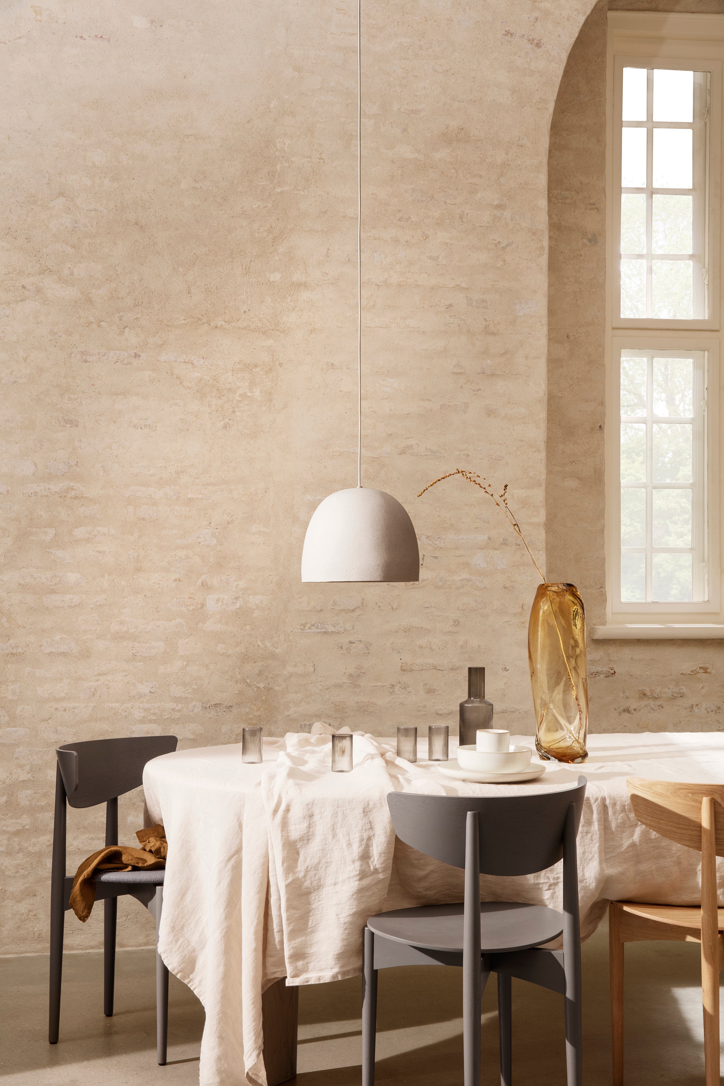 Speckle gebrochene Lampe weiß gebrochen