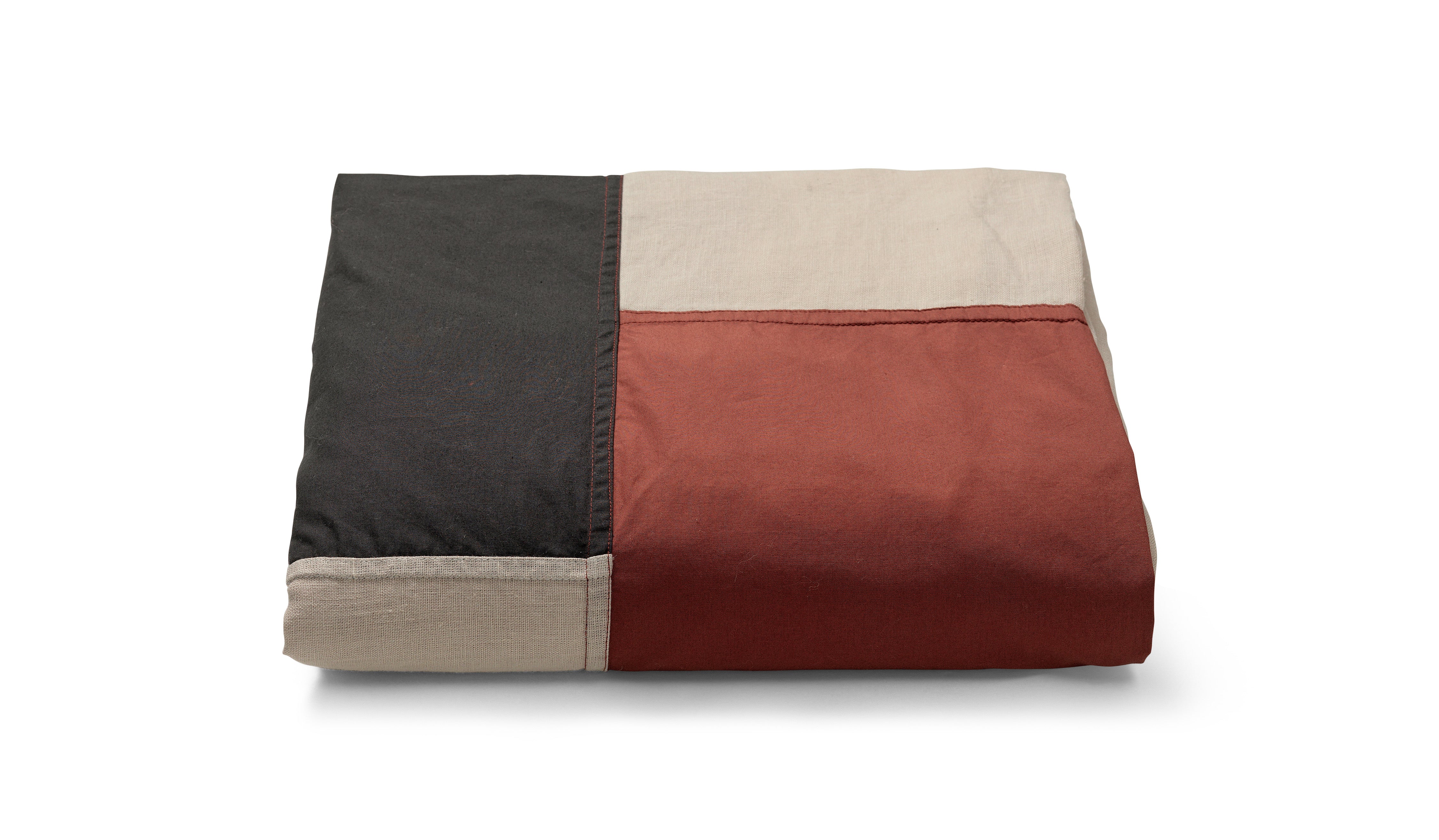 Narzuta PART bordeaux mit beige