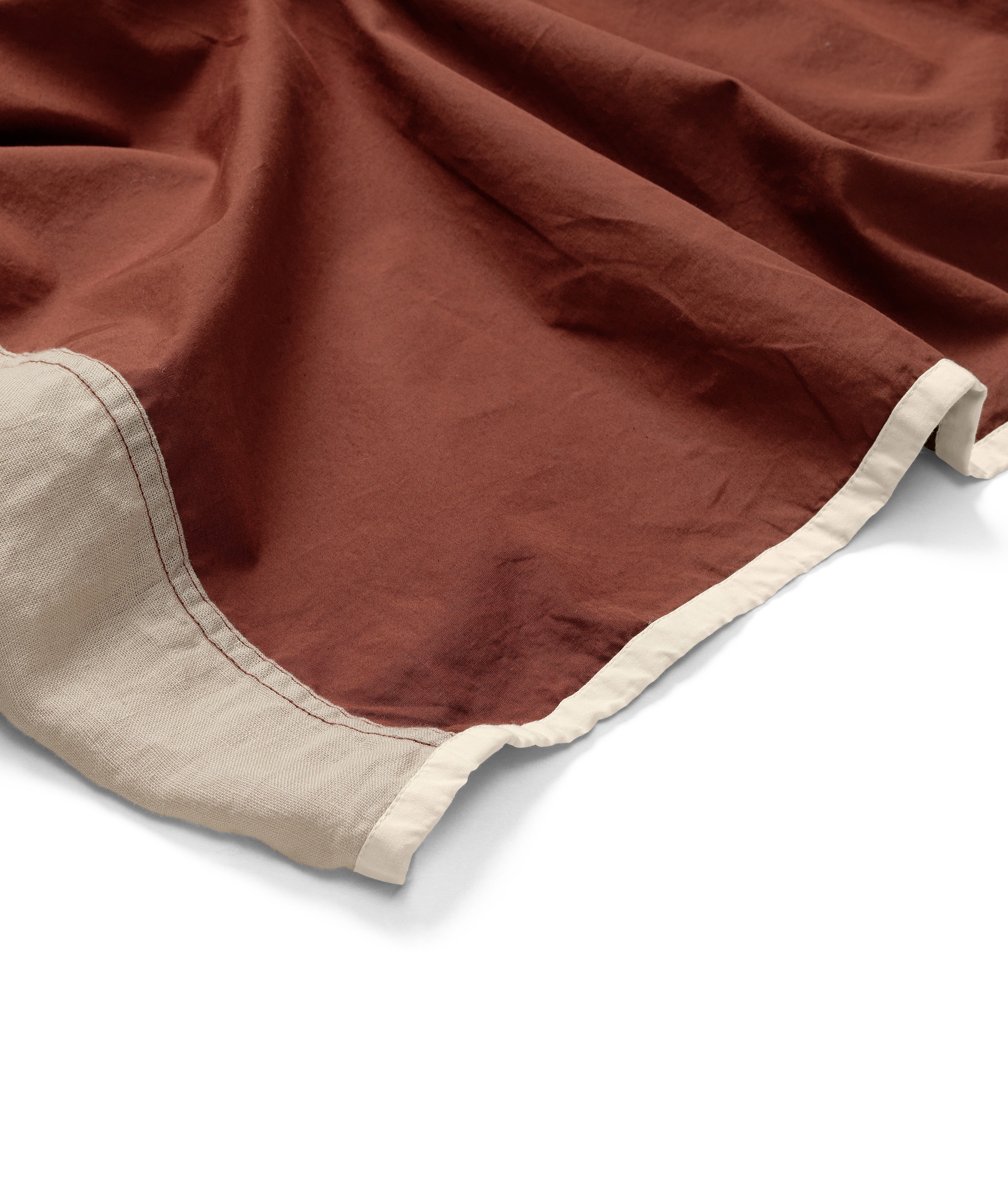 Narzuta PART bordeaux mit beige