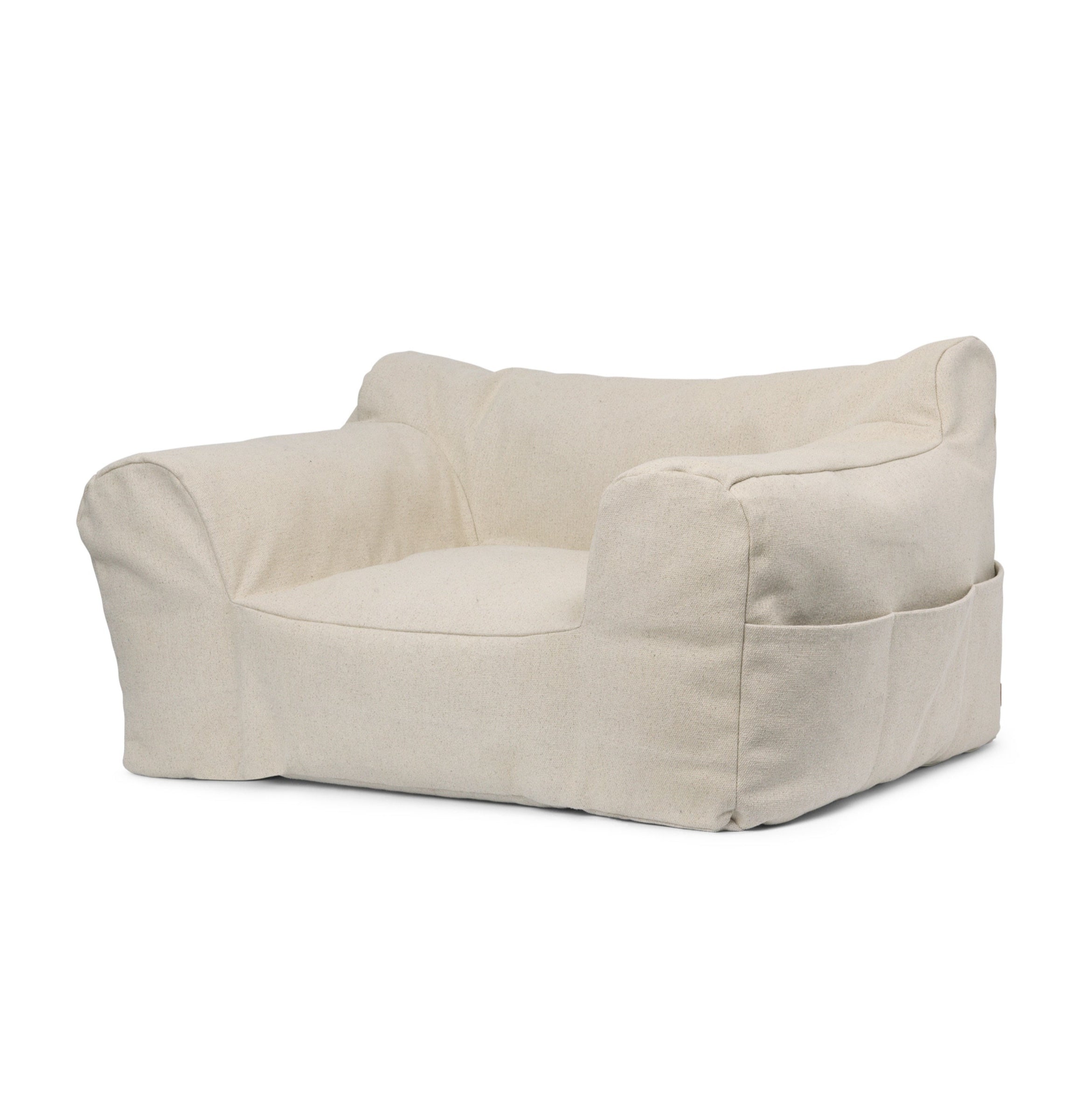 BILLOW BEAN BAG Kindersessel cremeweiß