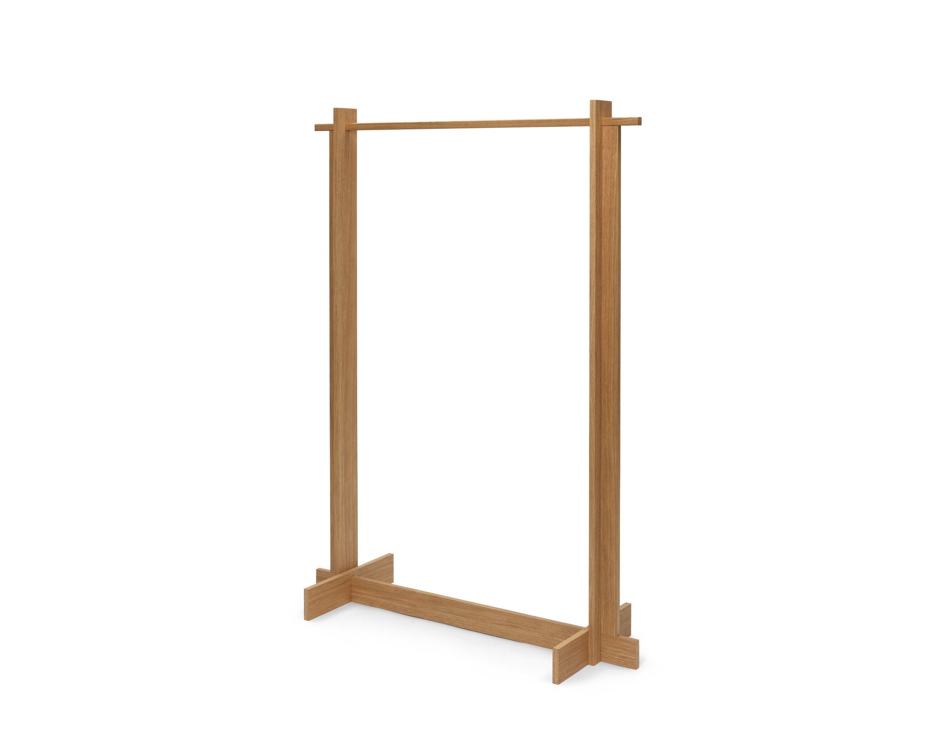 BRIDGE CLOTHES RACK oak veneer