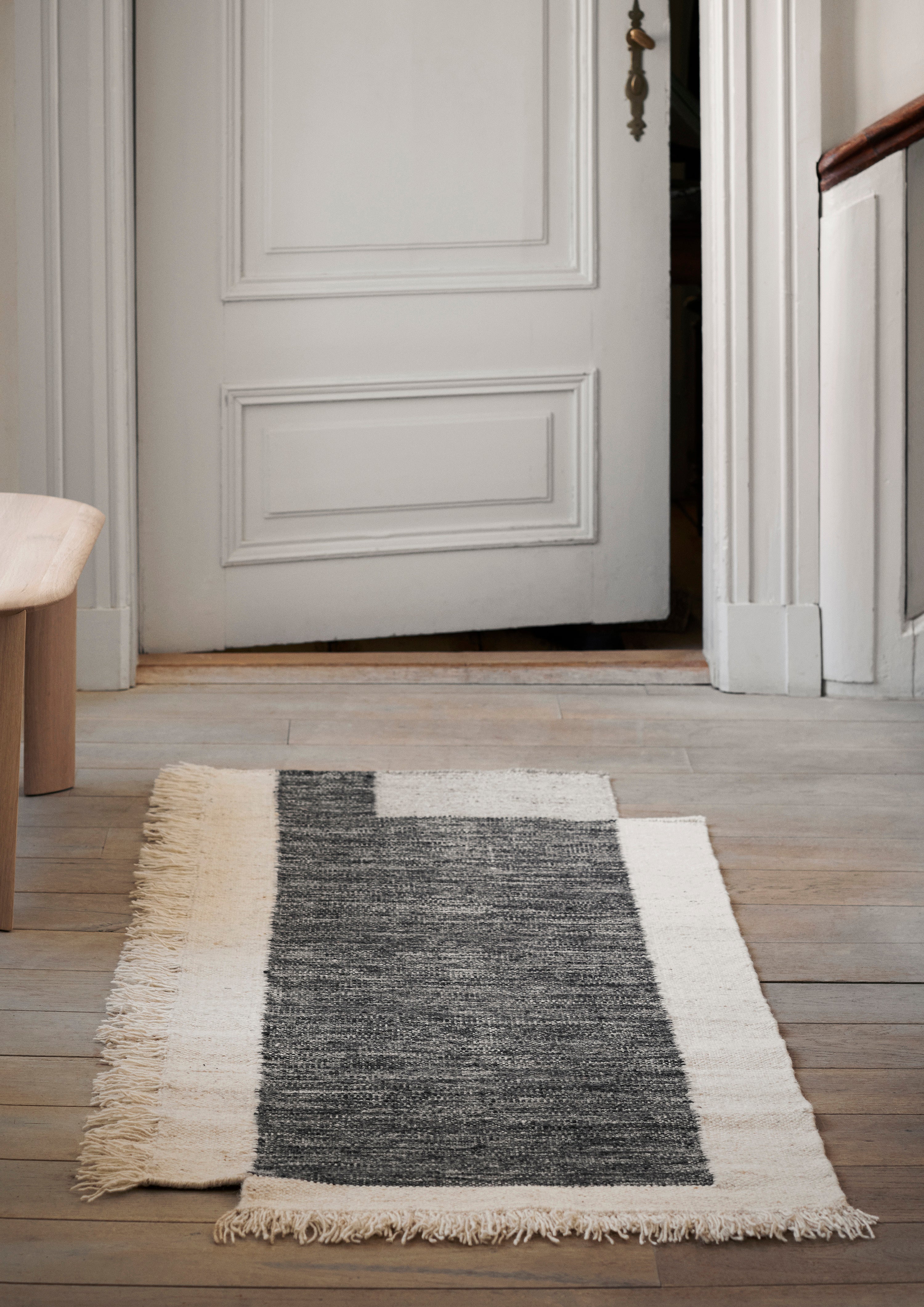 COUNTER Teppich grau mit beige
