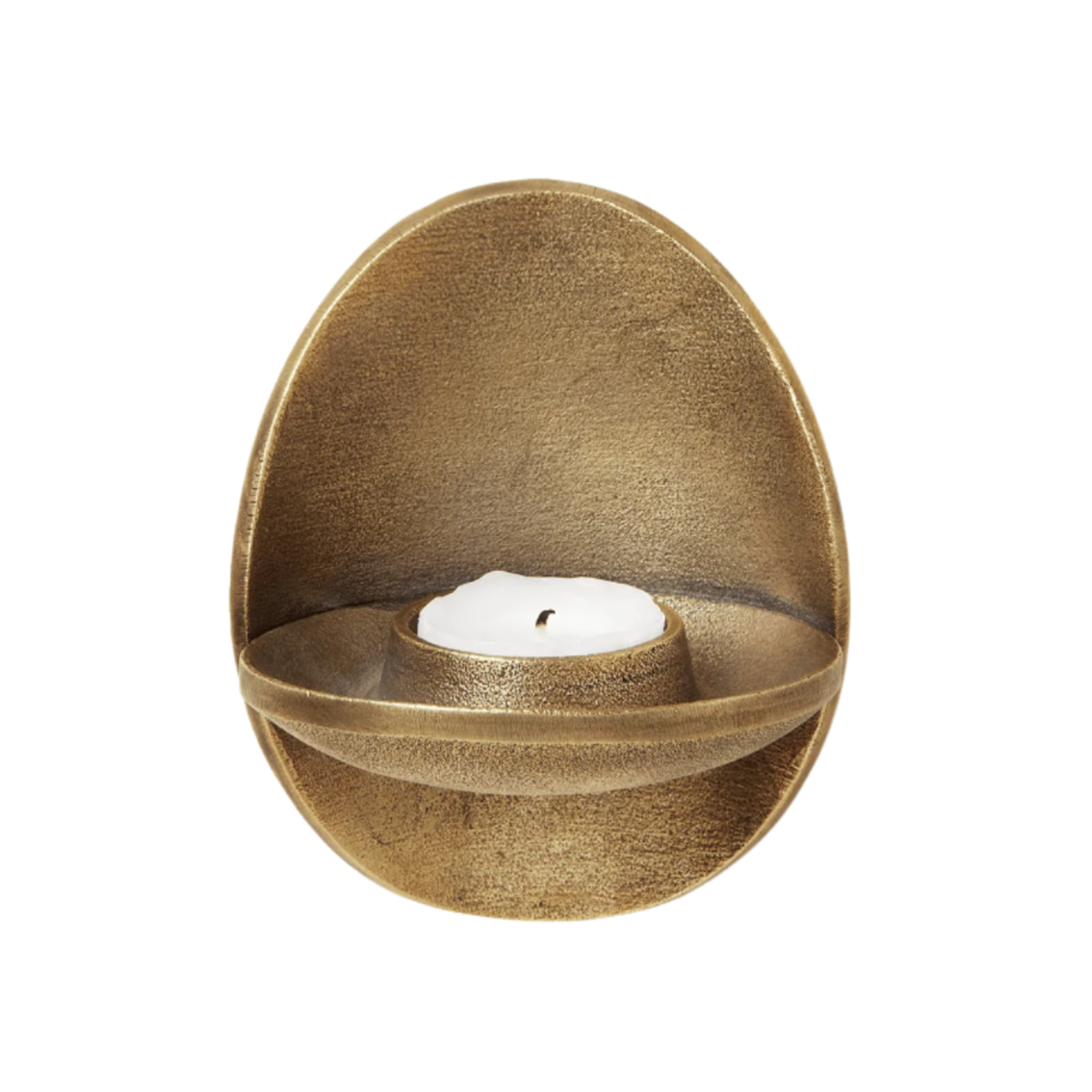 AGAPÉ TEALIGHT Wandkerzenhalter Messingoptik