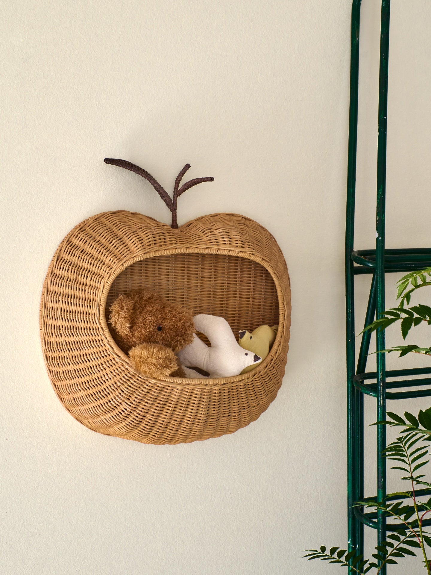 APPLE Rattan-Hängekorb