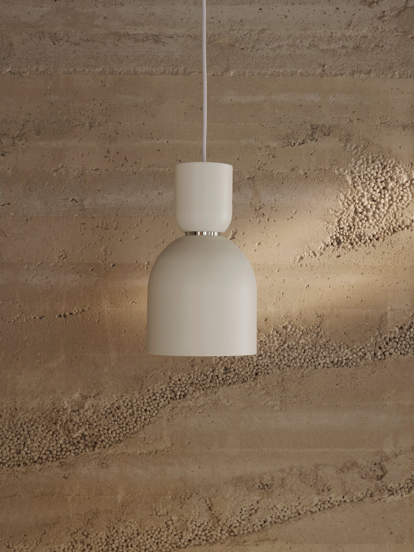 Glocke weiße Hanglampe
