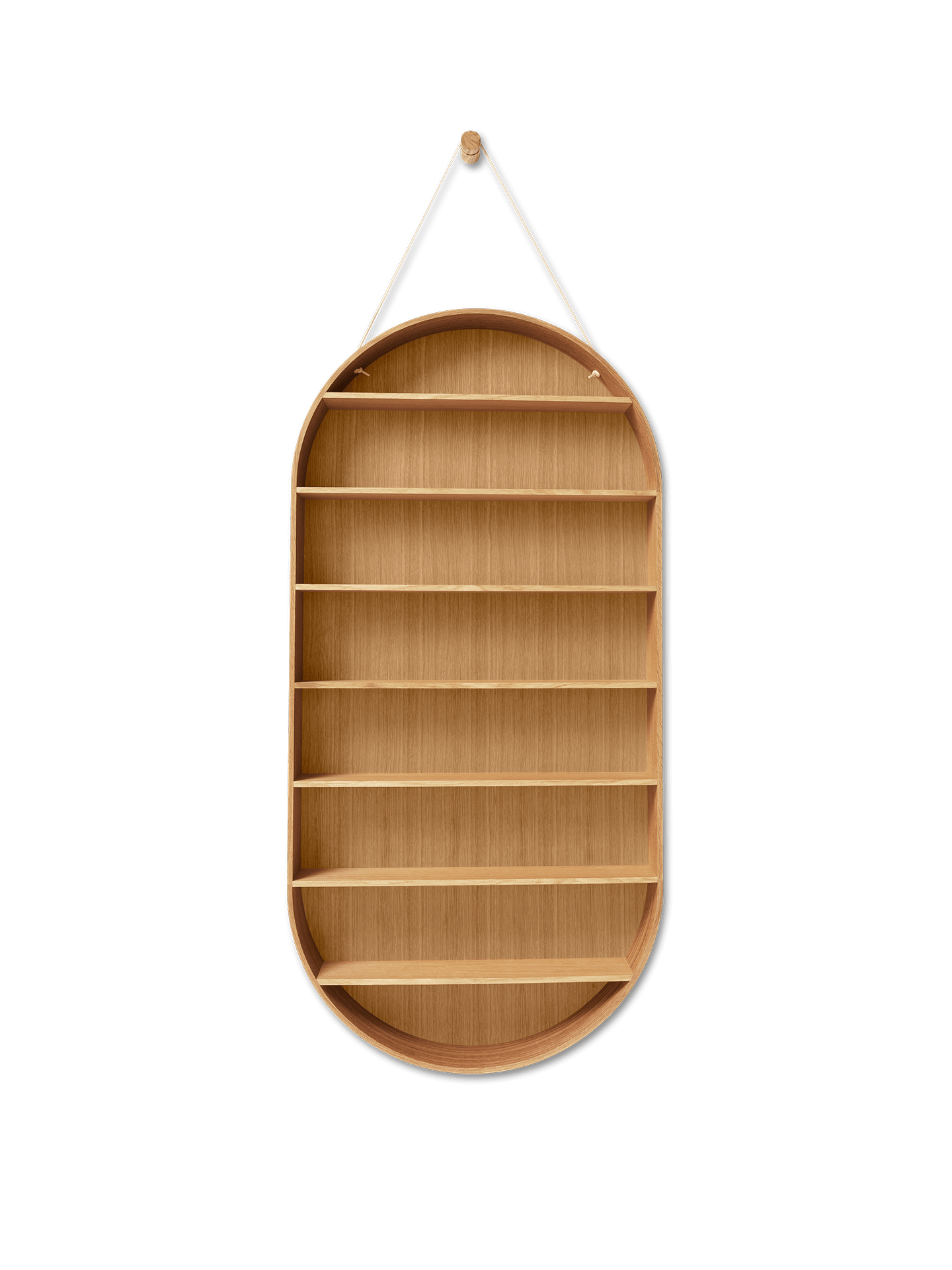 Hängeregal OVAL DORM Eiche geölt