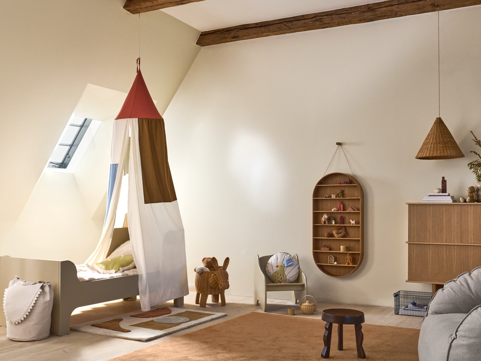BLOCO Teppich Ziegel mit Beige